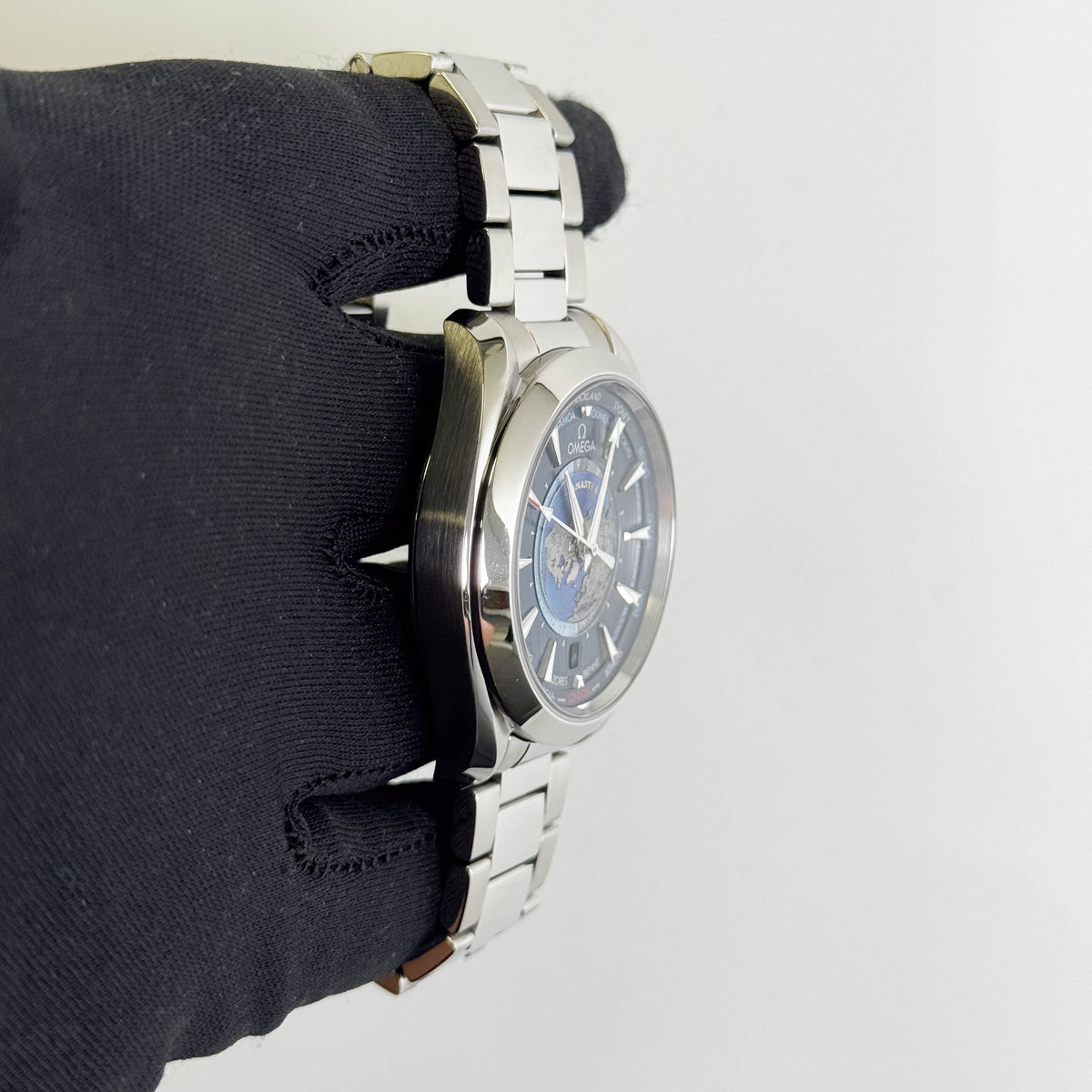 Omega Seamaster 43mm Blue Dial Watch Ref# 220.10.43.22.03.001