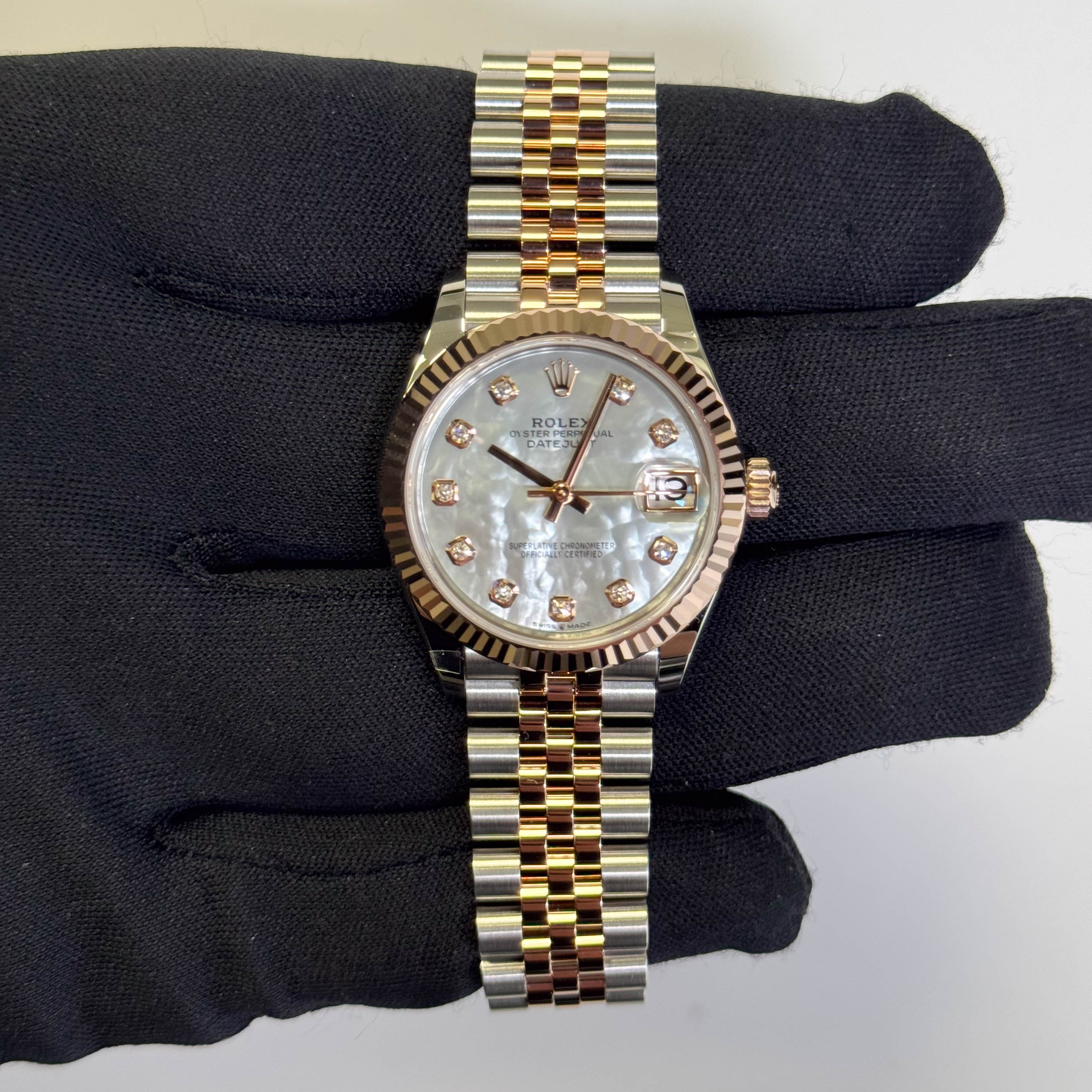 Rolex Datejust 31mm Mother Of Pearl Dial Watch Ref# 278271 - Happy Jewelers Fine Jewelry Lifetime Warranty
