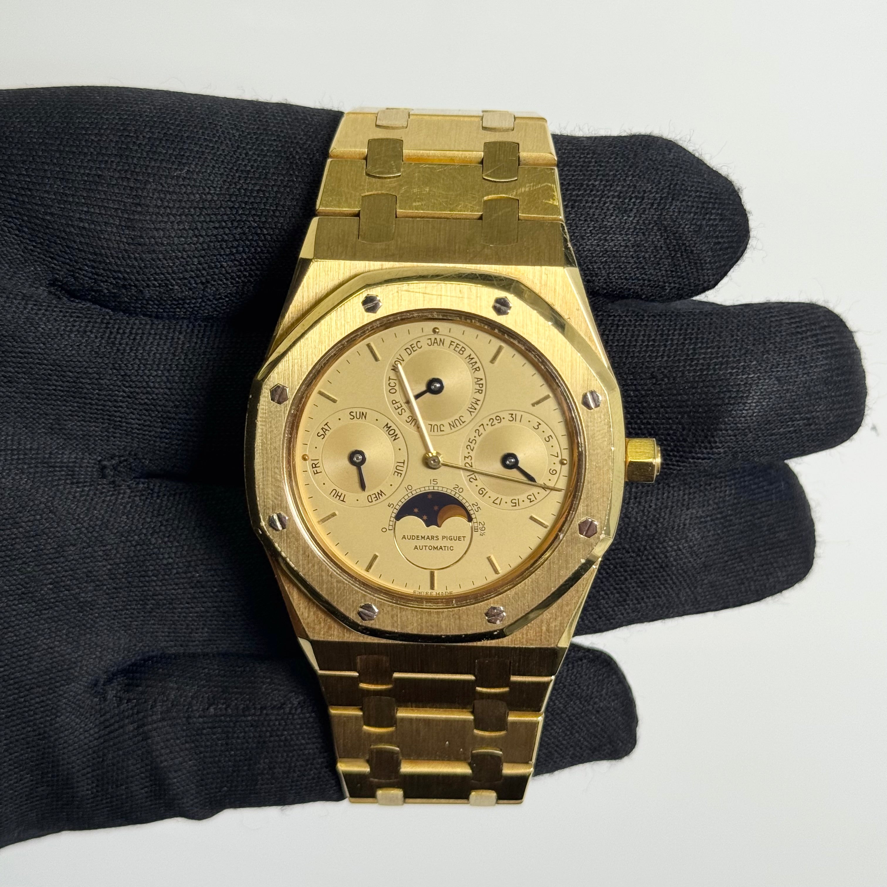 Audemars Piguet Royal Oak 39mm Champagne Dial Watch Ref# 25654BA.OO.0944BA.01 - Happy Jewelers Fine Jewelry Lifetime Warranty