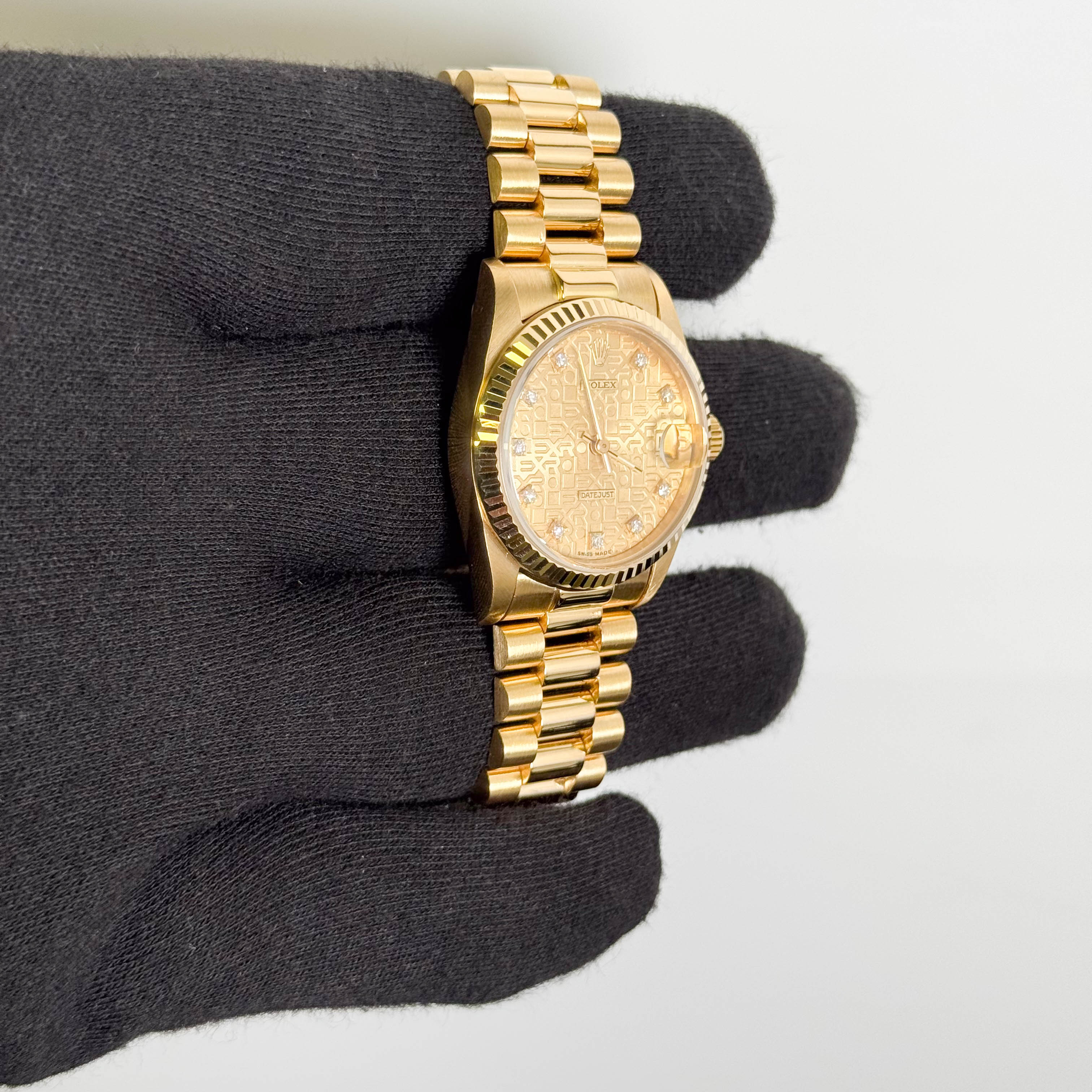 Rolex Datejust 31mm Champagne Dial Watch Ref# 68278