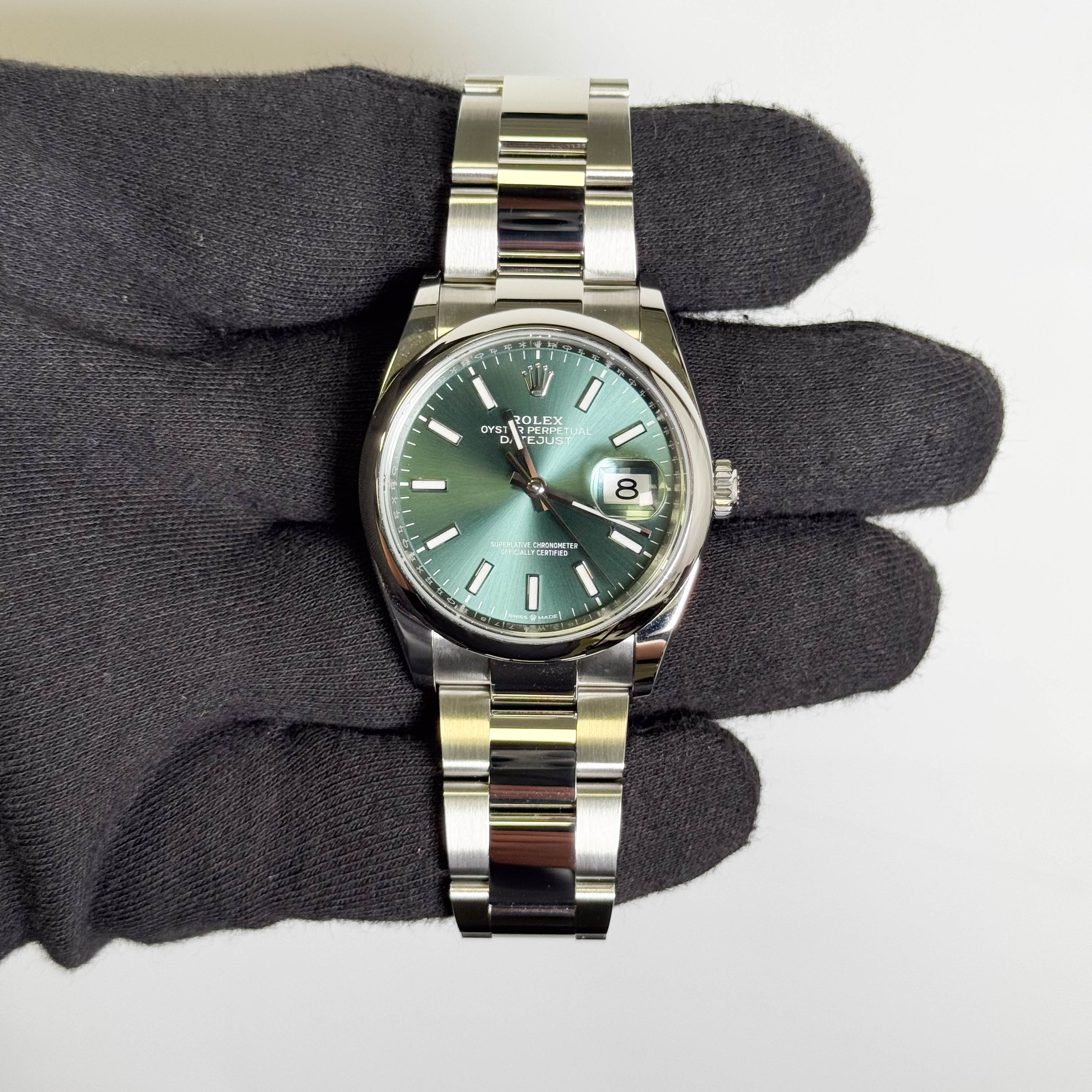Rolex Datejust 36mm Green Dial Watch Ref: 126200