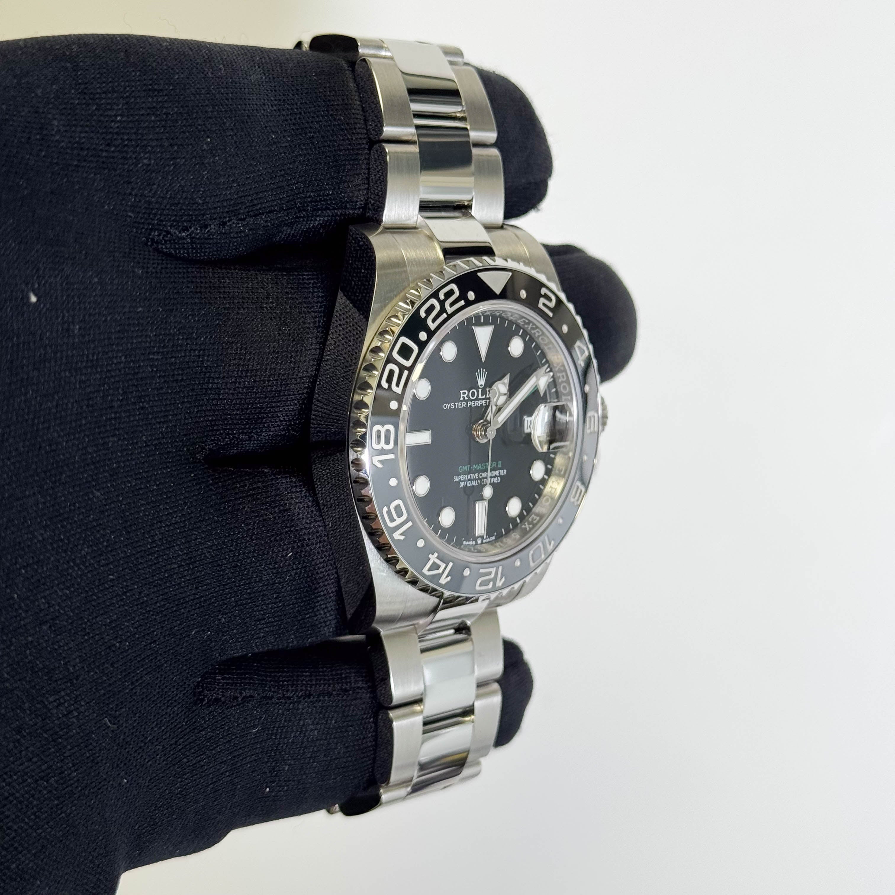 Rolex GMT-Master II 40mm Black Dial Watch Ref# 126710GRNR - Happy Jewelers Fine Jewelry Lifetime Warranty
