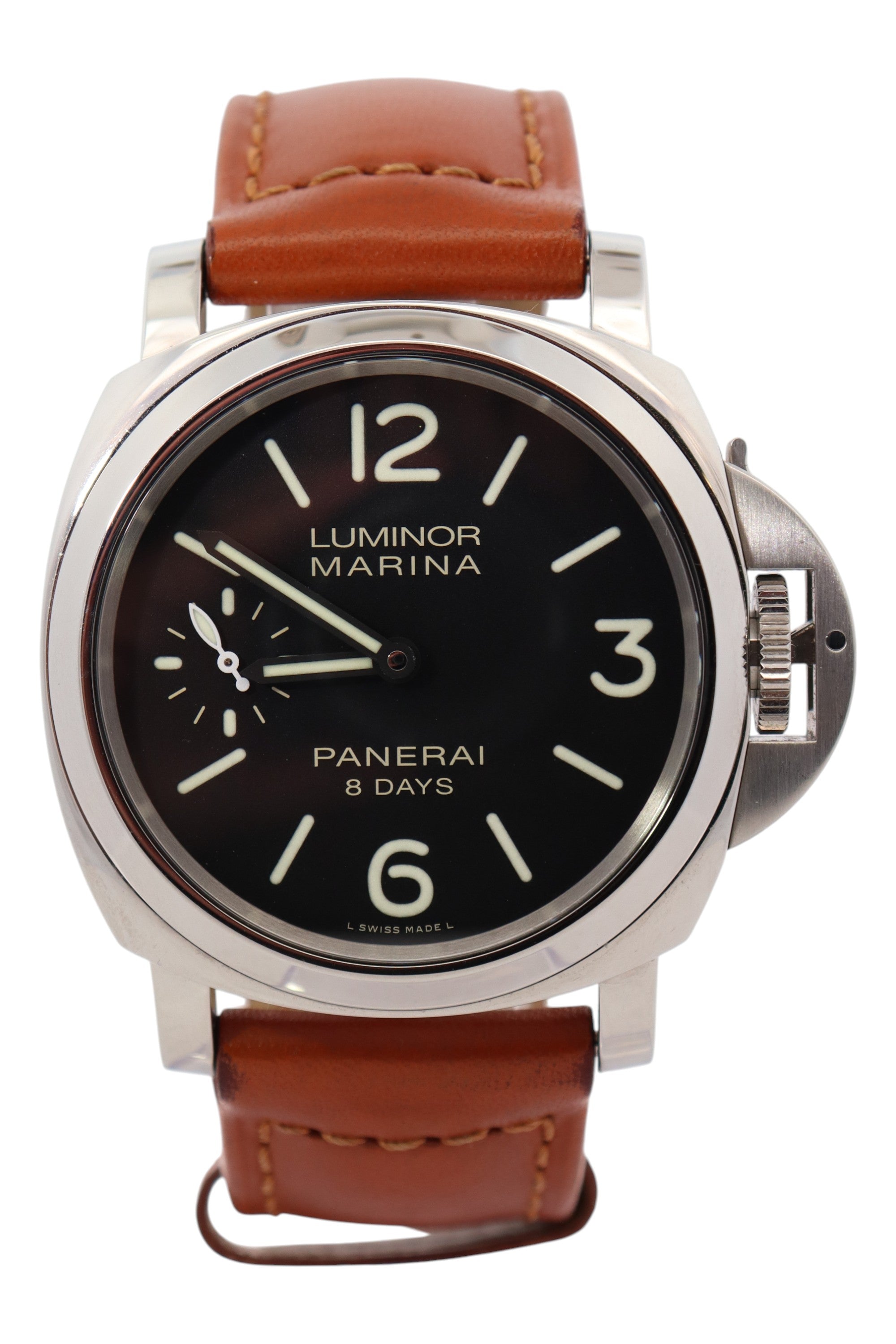 Panerai Luminor 44mm Black Dial Watch Ref# PAM00510