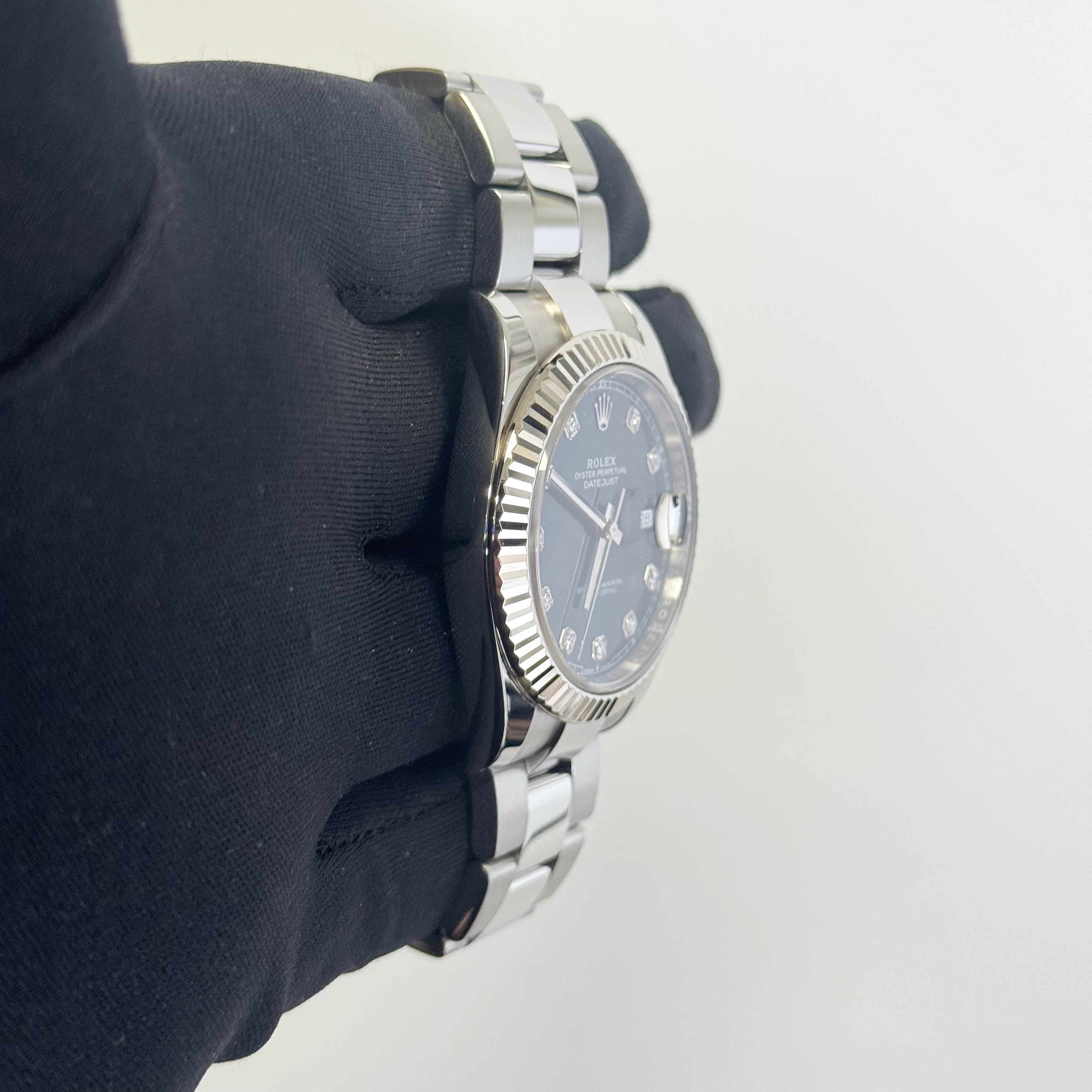 Rolex Datejust 41mm Blue Dial Watch Ref# 126334