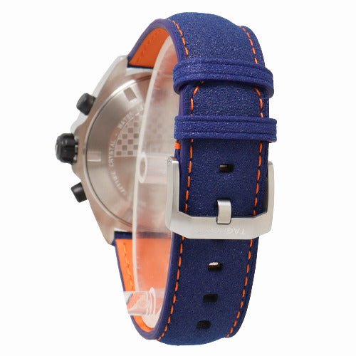 Tag Heuer Mens Formula 1 Gulf Special Edition Stainless Steel 43mm Blue Chronograph Dial Watch Reference# CAZ101N.FC8243 - Happy Jewelers Fine Jewelry Lifetime Warranty