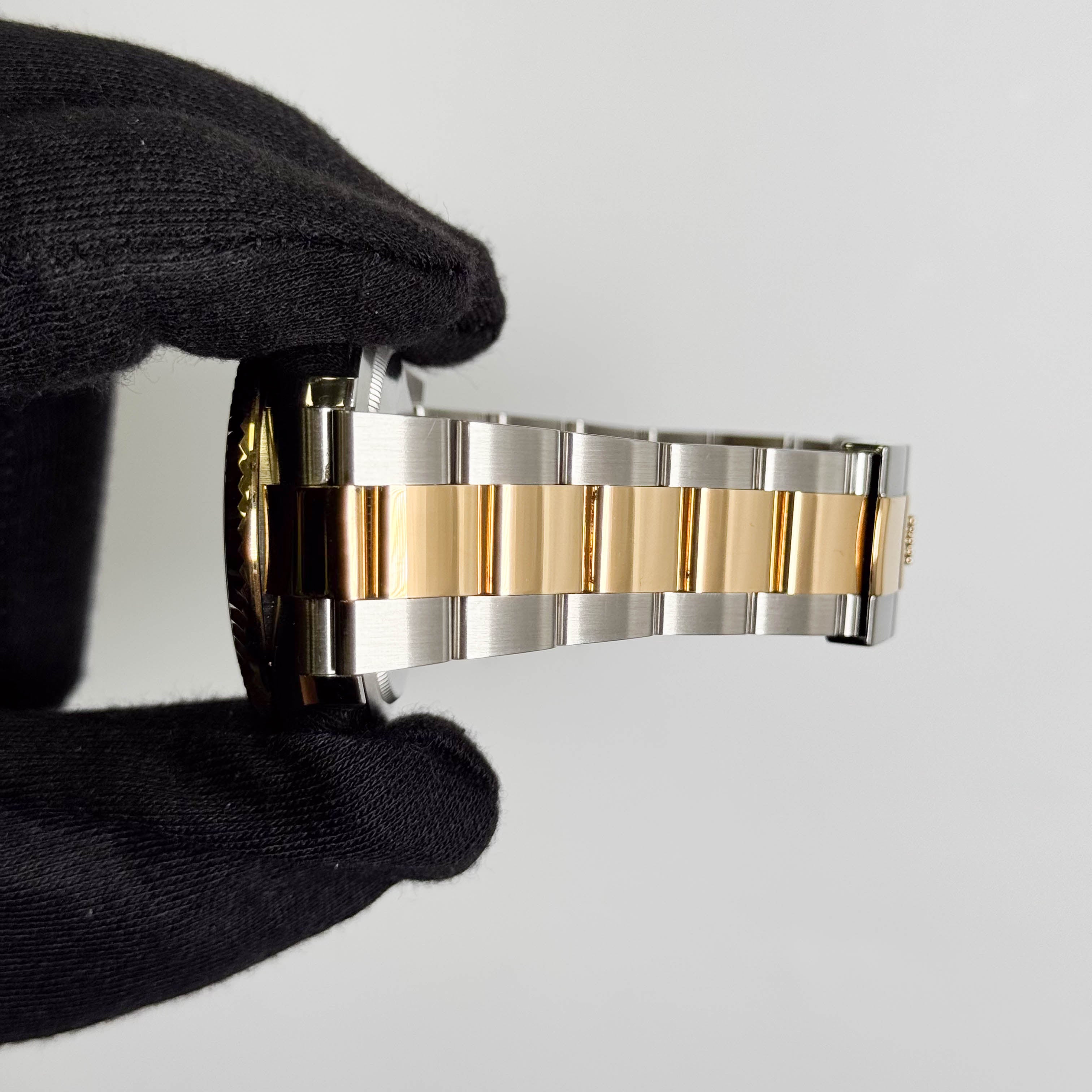 Rolex Sky-Dweller 42mm Champagne Stick Dial Watch Ref# 326933