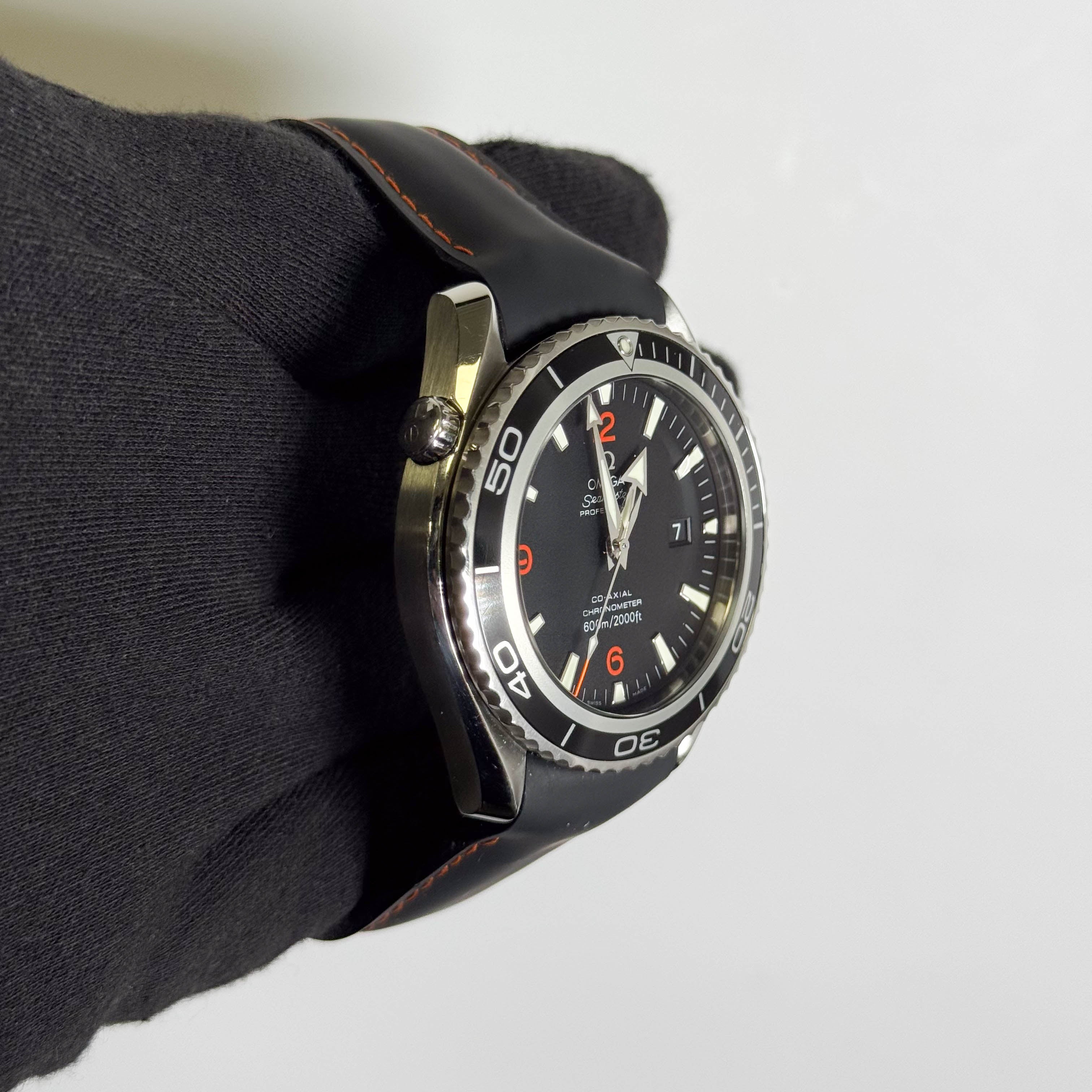 Omega Seamaster Planet Ocean 600M 45.5mm Black Dial Watch Ref# 2900.51.82