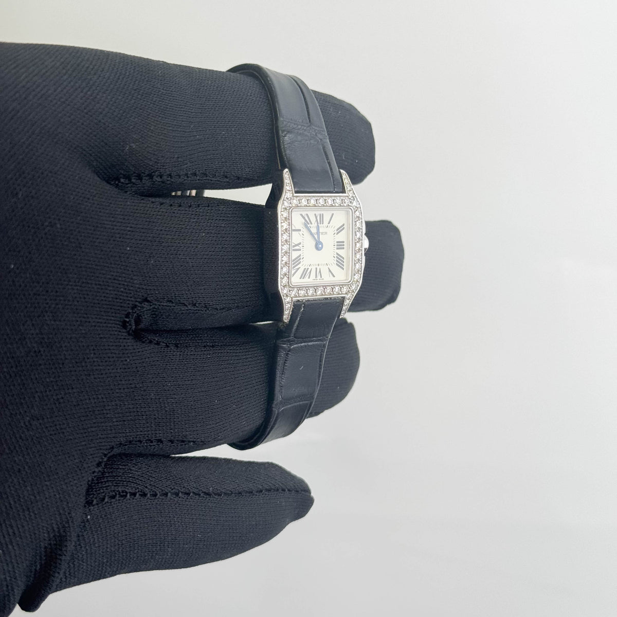 Cartier Demoiselle 28mm White Dial Watch Ref# WF902007