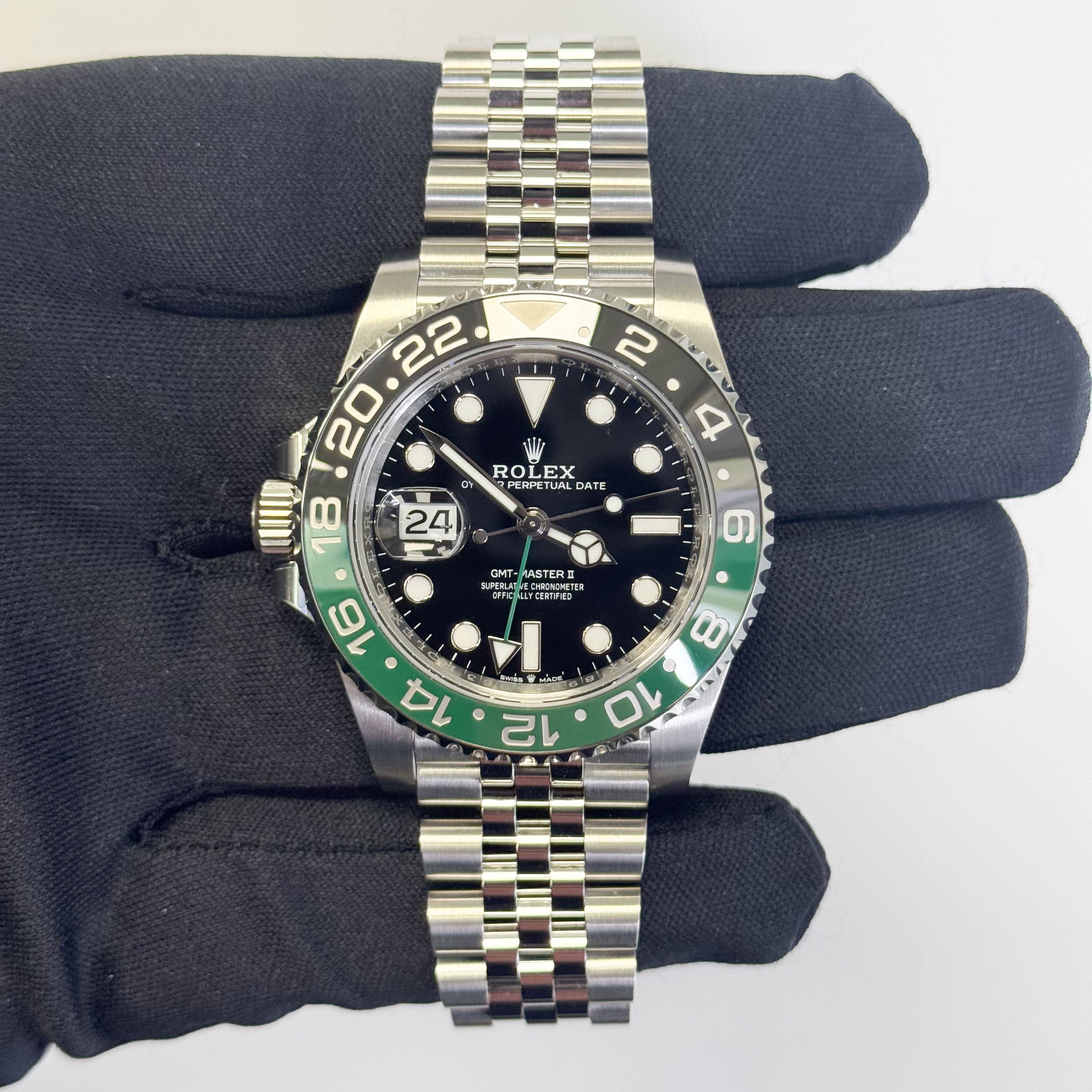 Rolex GMT-Master II 40mm Black Dial Watch Ref# 126720VTNR