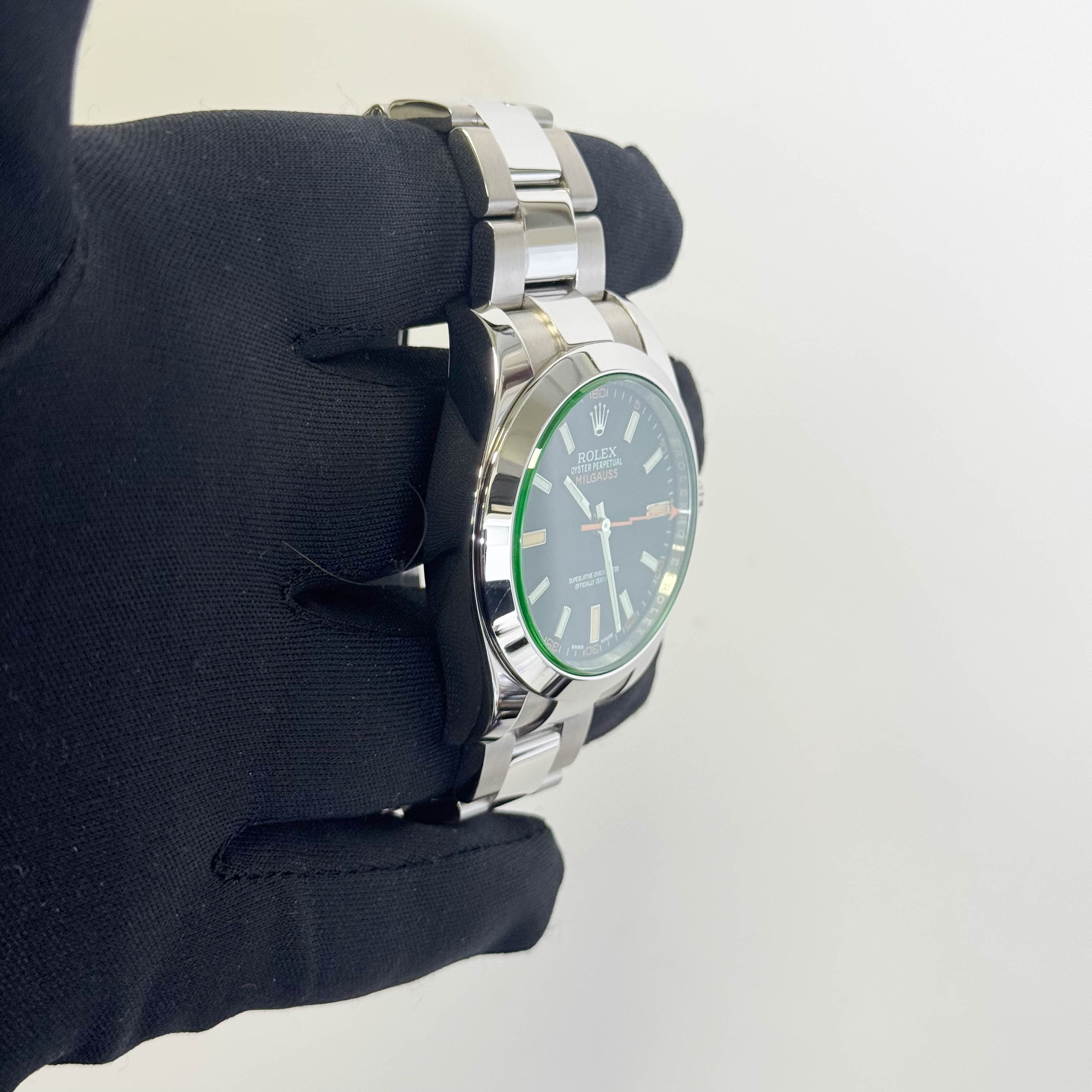 Rolex Milgauss 40mm Black Dial Watch Ref# 116400GV