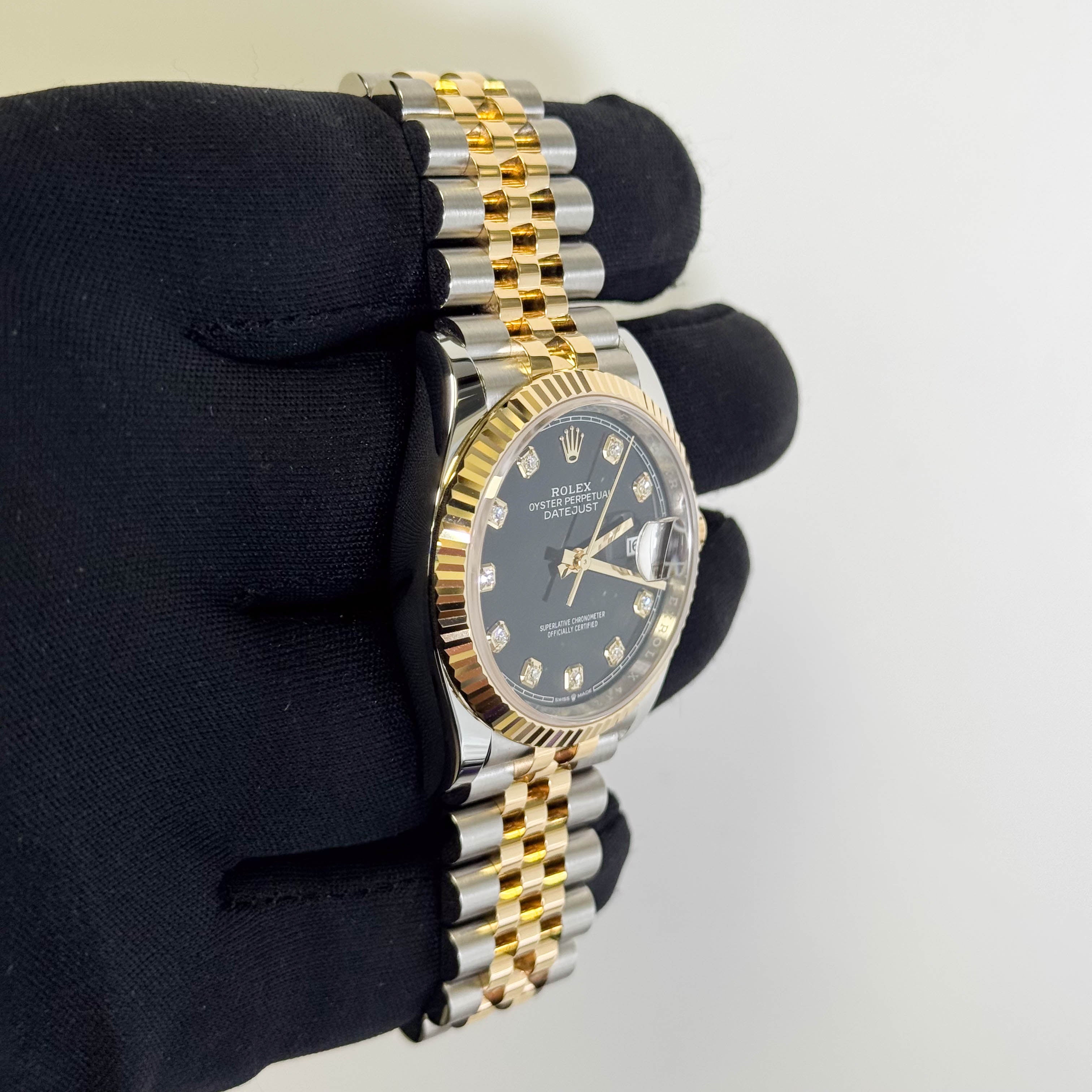 Rolex Datejust 36mm Black Dial Watch Ref# 126233 - Happy Jewelers Fine Jewelry Lifetime Warranty