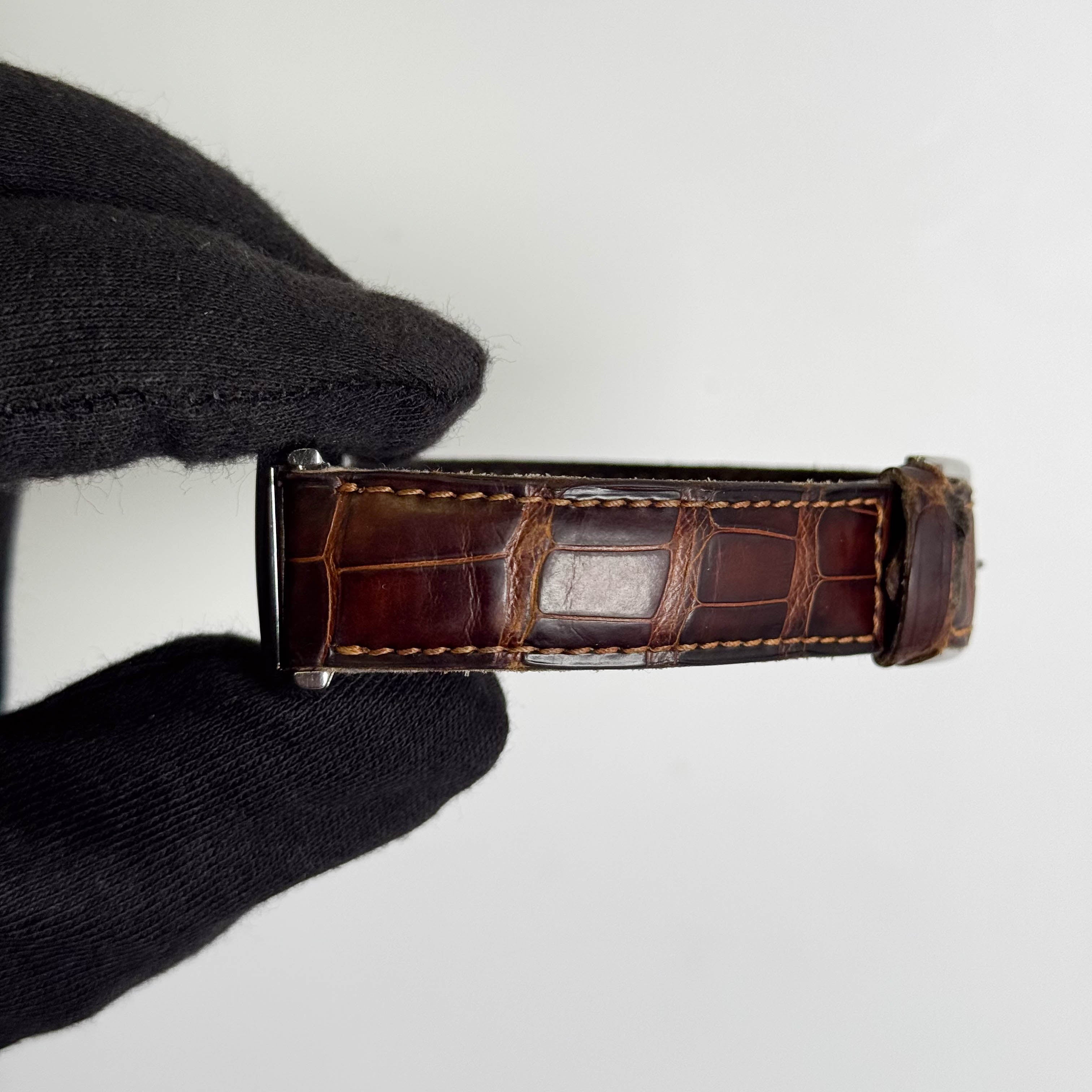 Jaeger Le Coultre Reverso Shadow 23mm Black Dial Watch Ref# 251.8.86