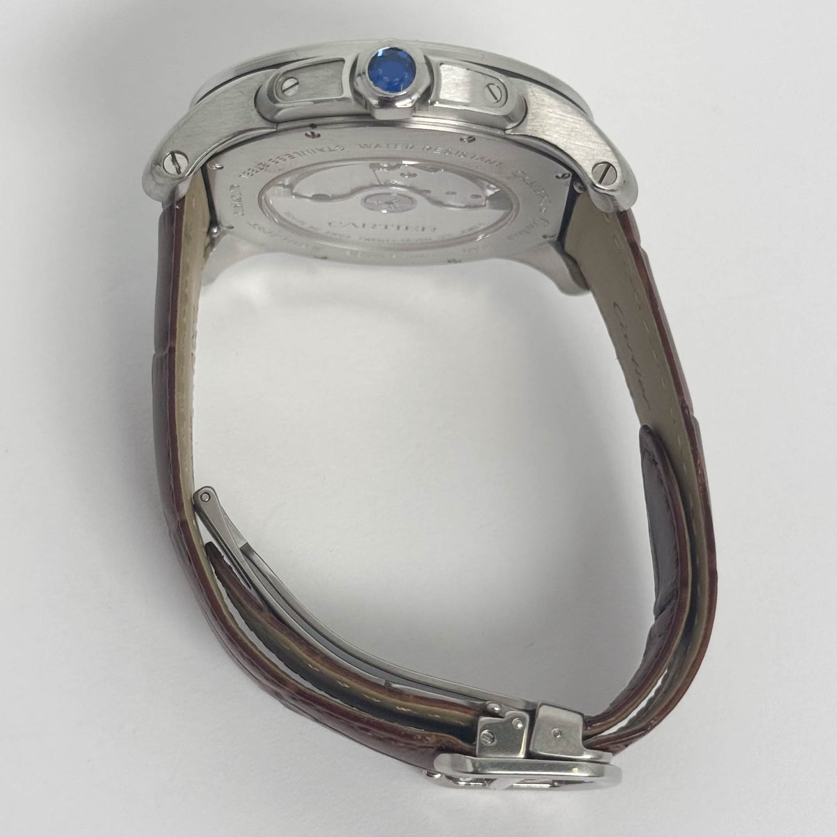 Cartier Calibre De 42mm Silver Dial Watch Ref# W7100037