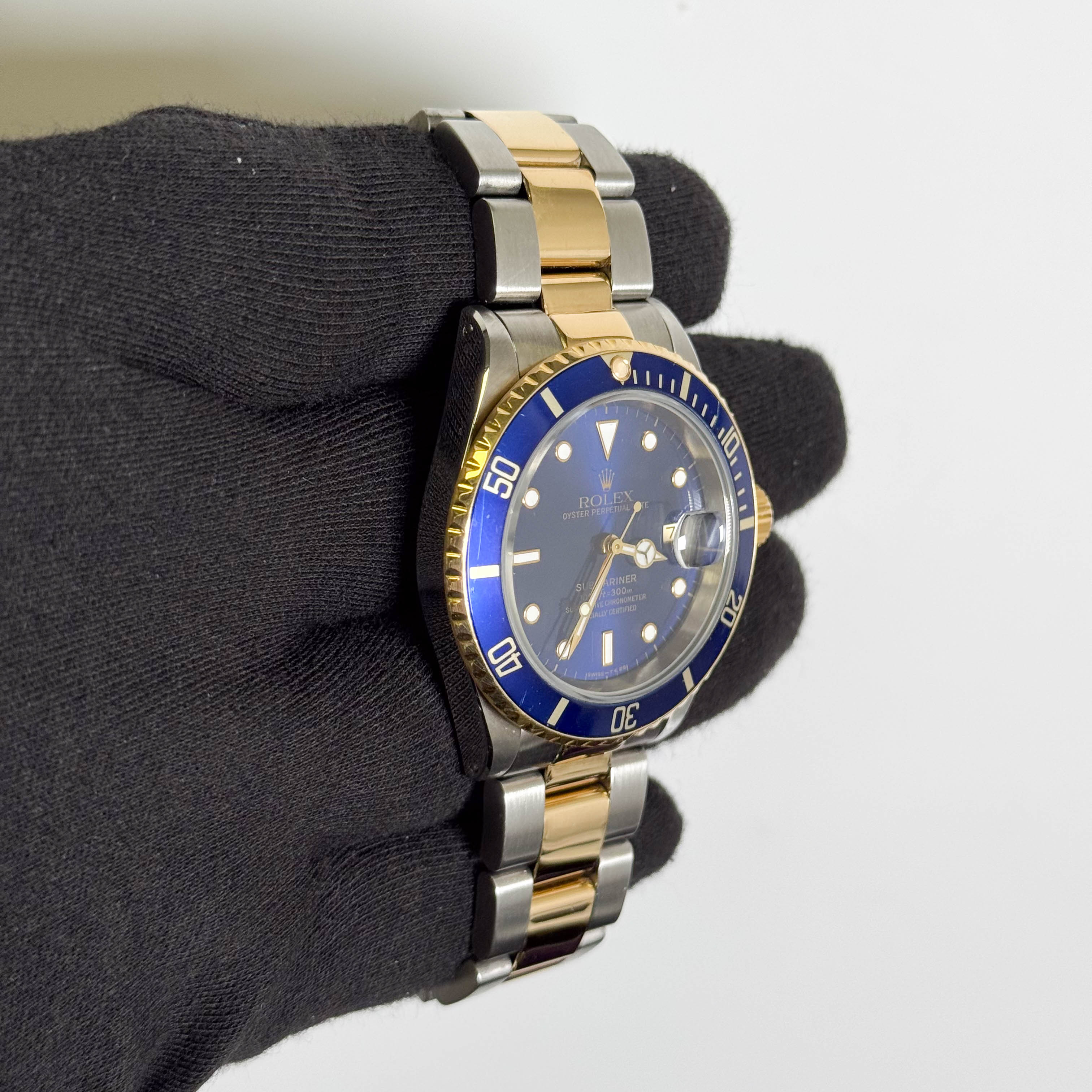Rolex Submariner 40mm Blue Dial Watch Ref# 16613