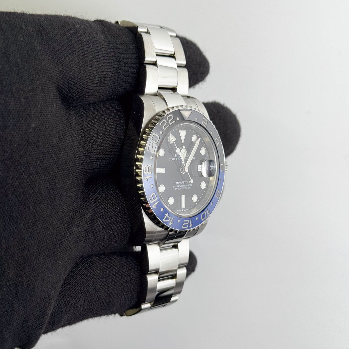 Rolex GMT-Master II "Batman" 40mm Black Dial Watch Ref# 126710BLNR