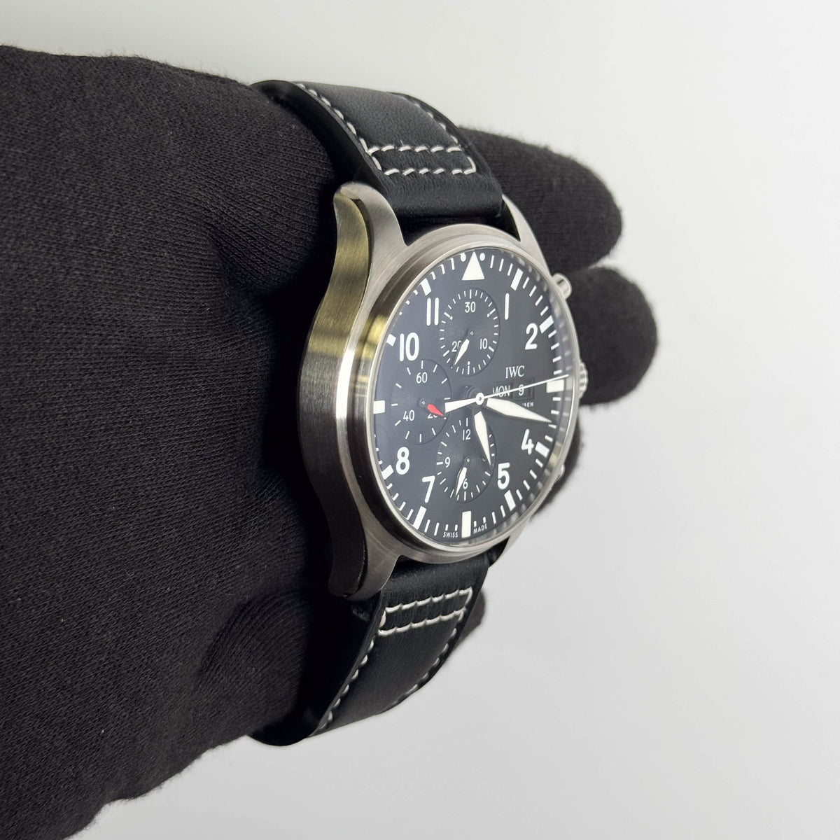 IWC Pilots 43mm Black Dial Watch Ref# IW377709