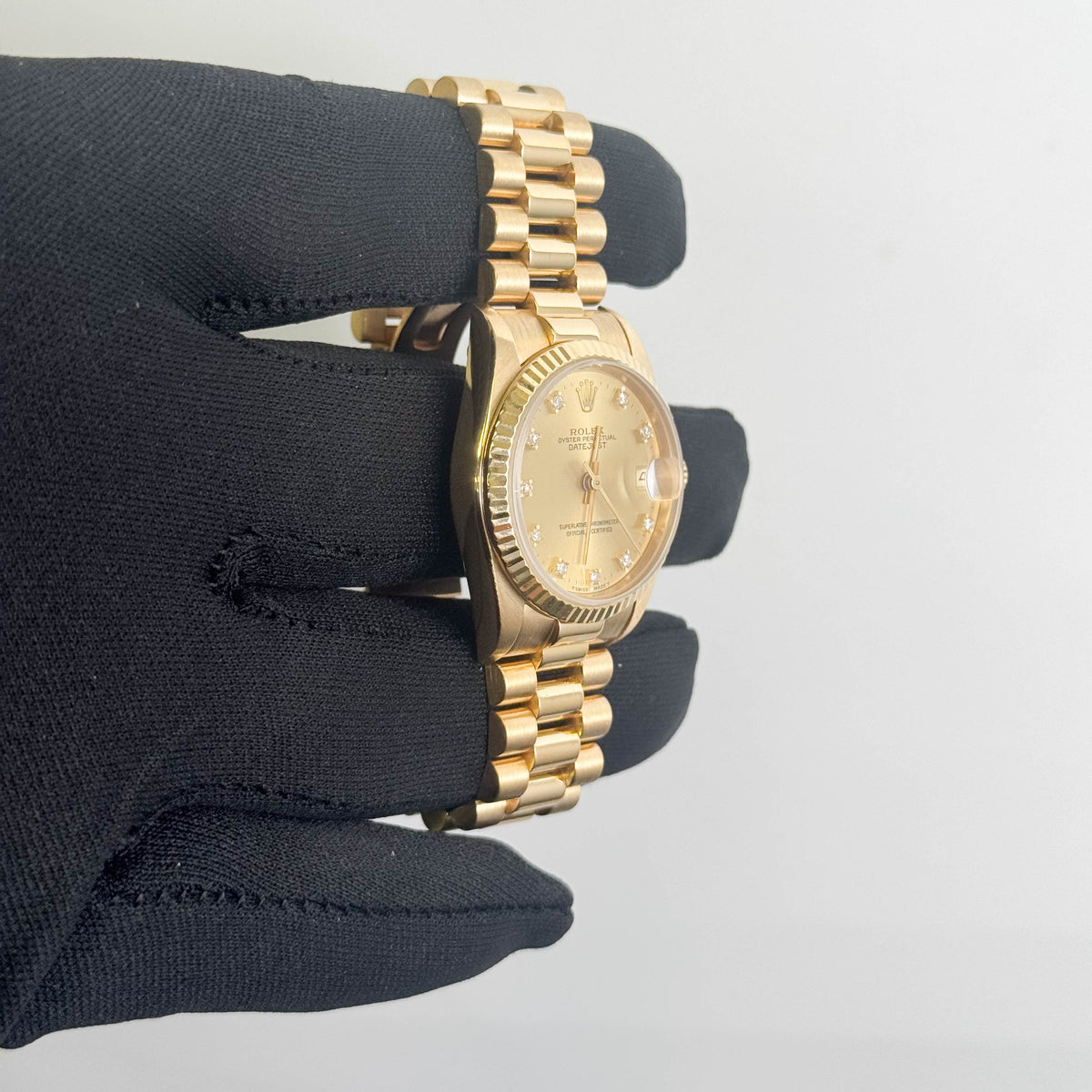 Rolex Datejust 31mm Champagne Dial Watch Ref# 68278