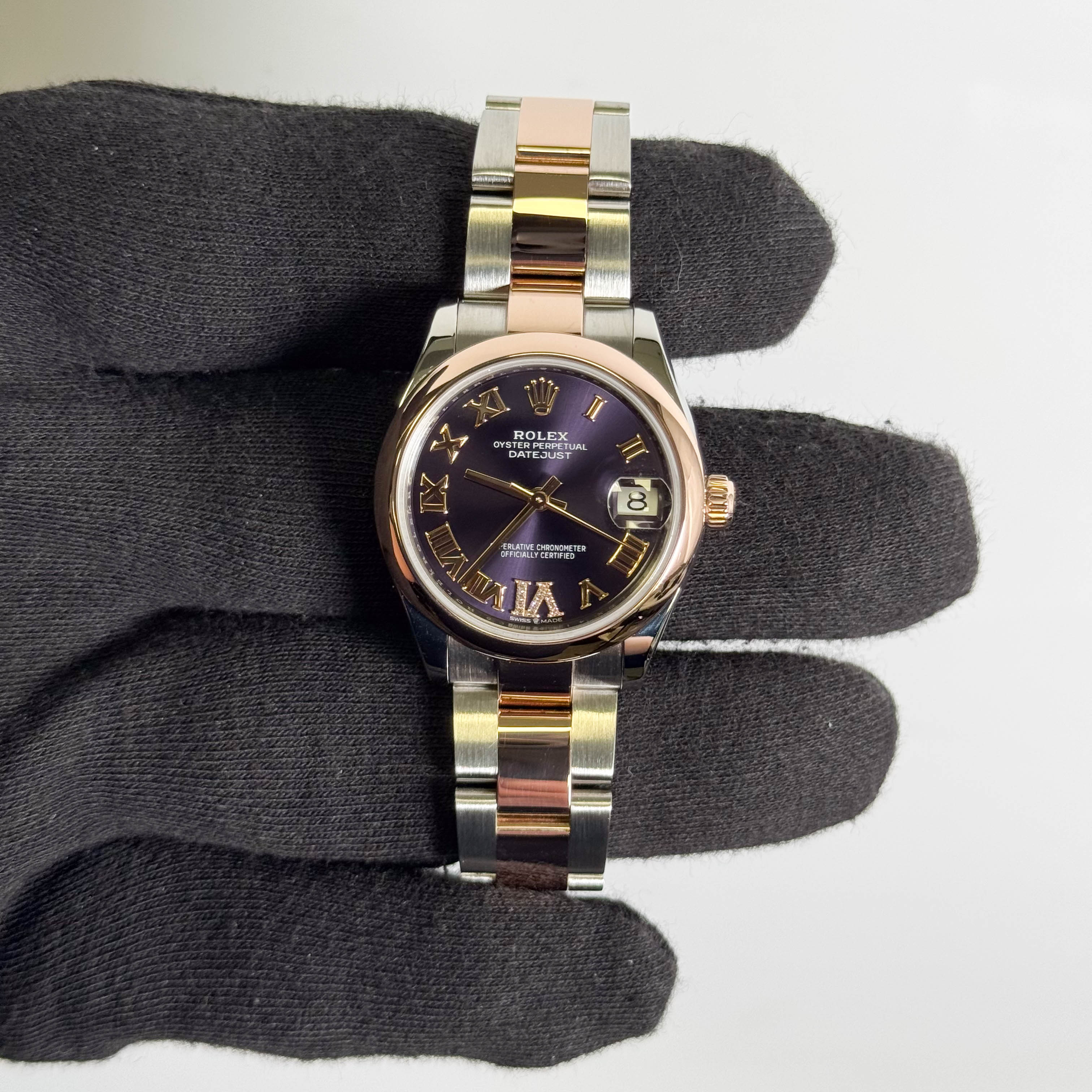 Rolex Datejust 31mm Purple Dial Watch Ref# 278241