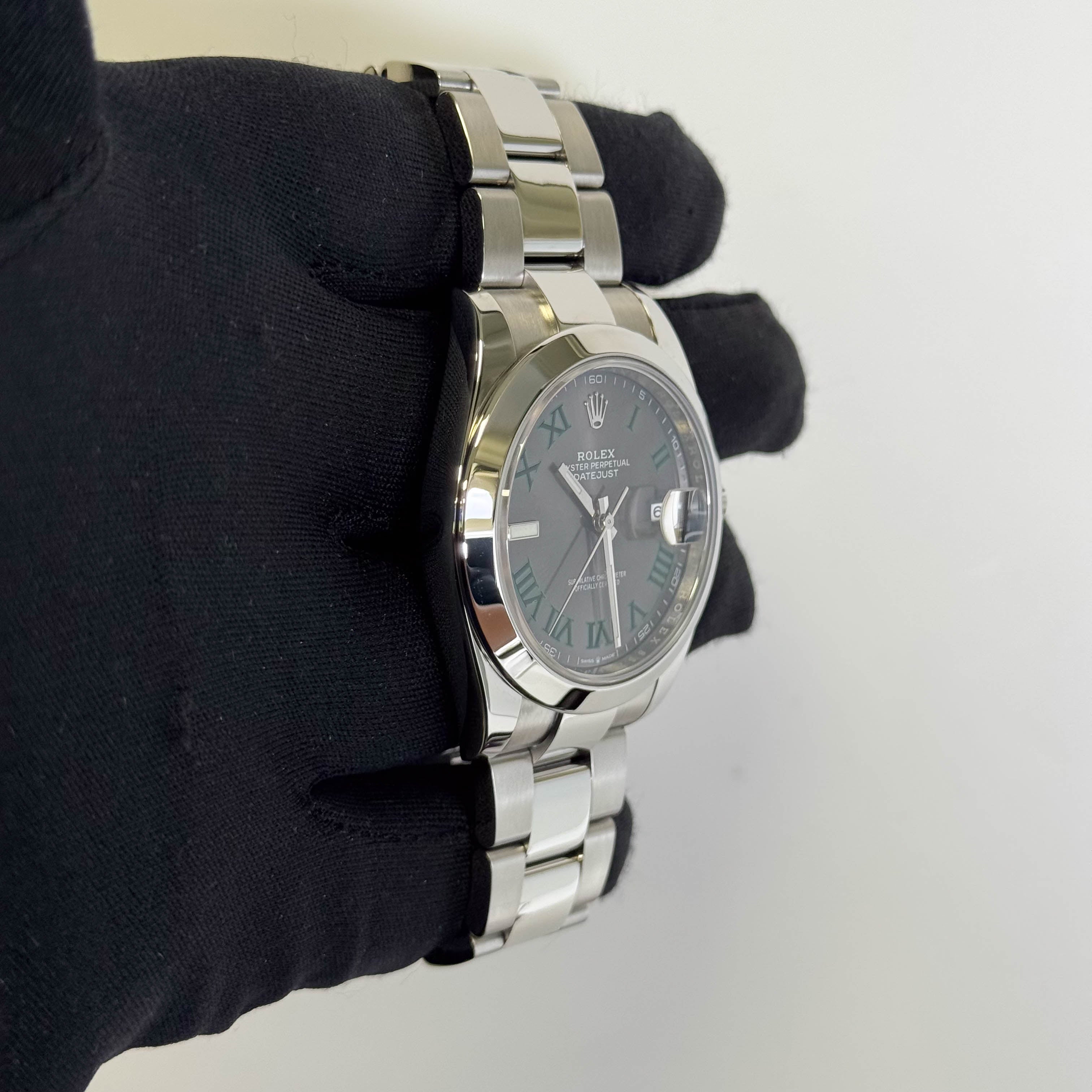 Rolex Datejust 41mm Grey Dial Watch Ref# 126300