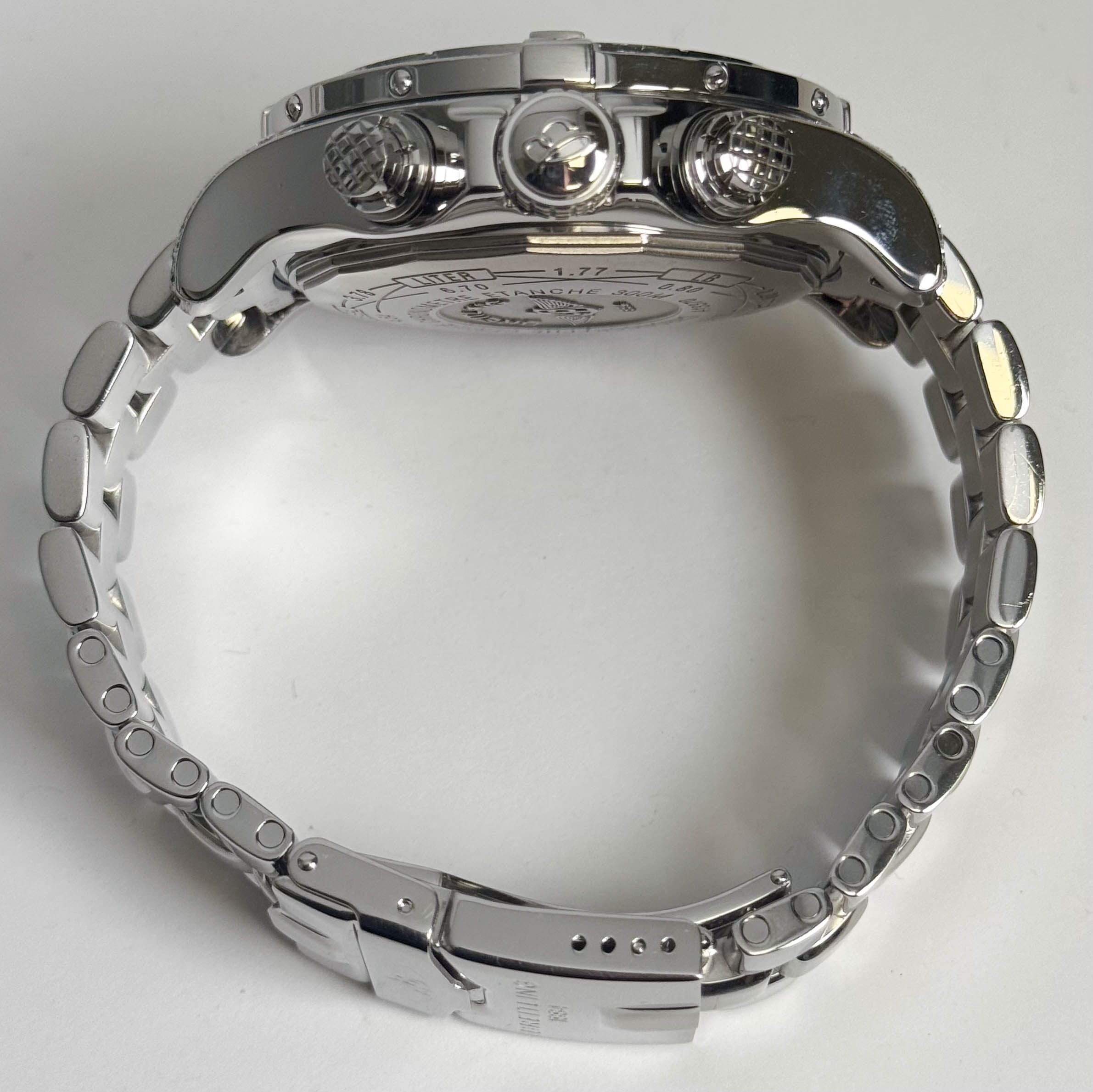 Breitling Super Avenger 48mm Black Dial Watch Ref# A13370