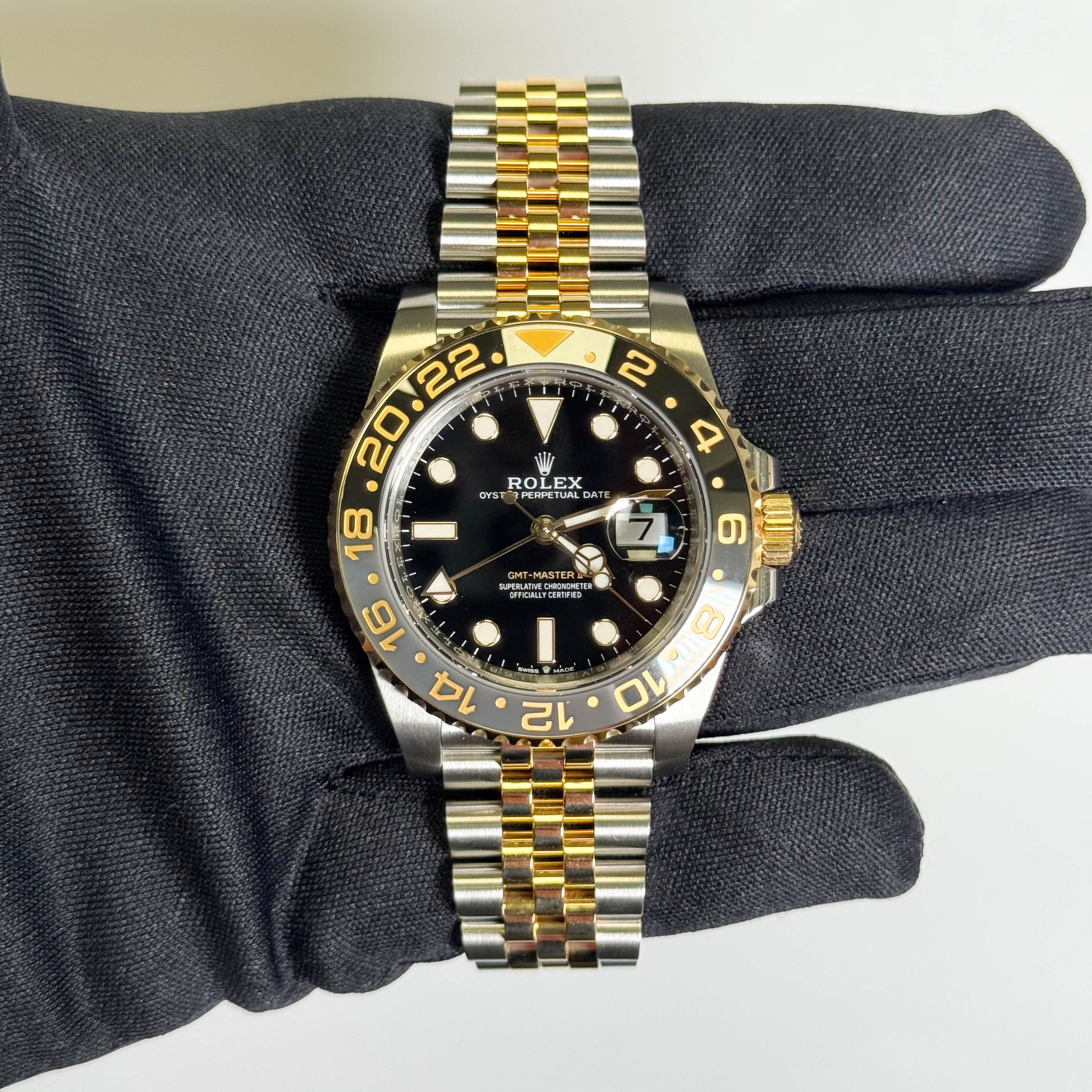 Rolex GMT-Master II 40mm Black Dial Watch Ref# 126713GRNR - Happy Jewelers Fine Jewelry Lifetime Warranty