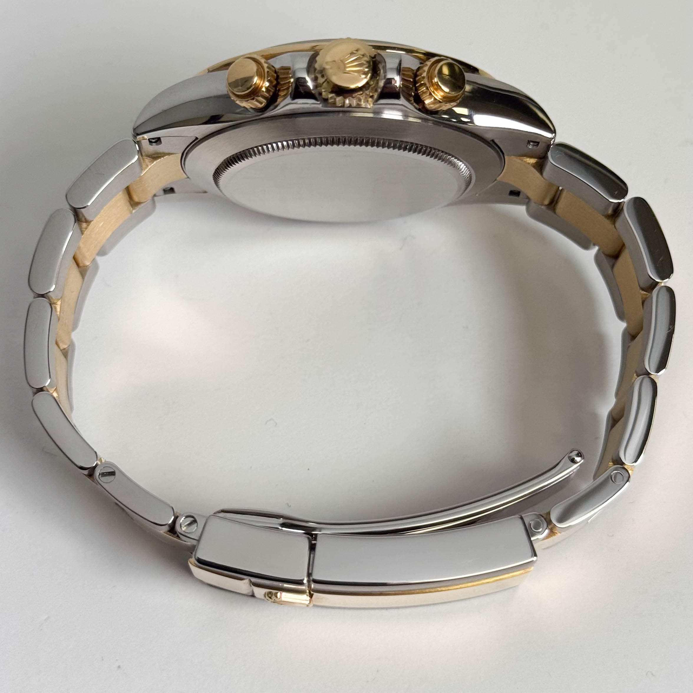 Rolex Daytona 40mm White Chronograph Stick Dial Watch Ref# 116523