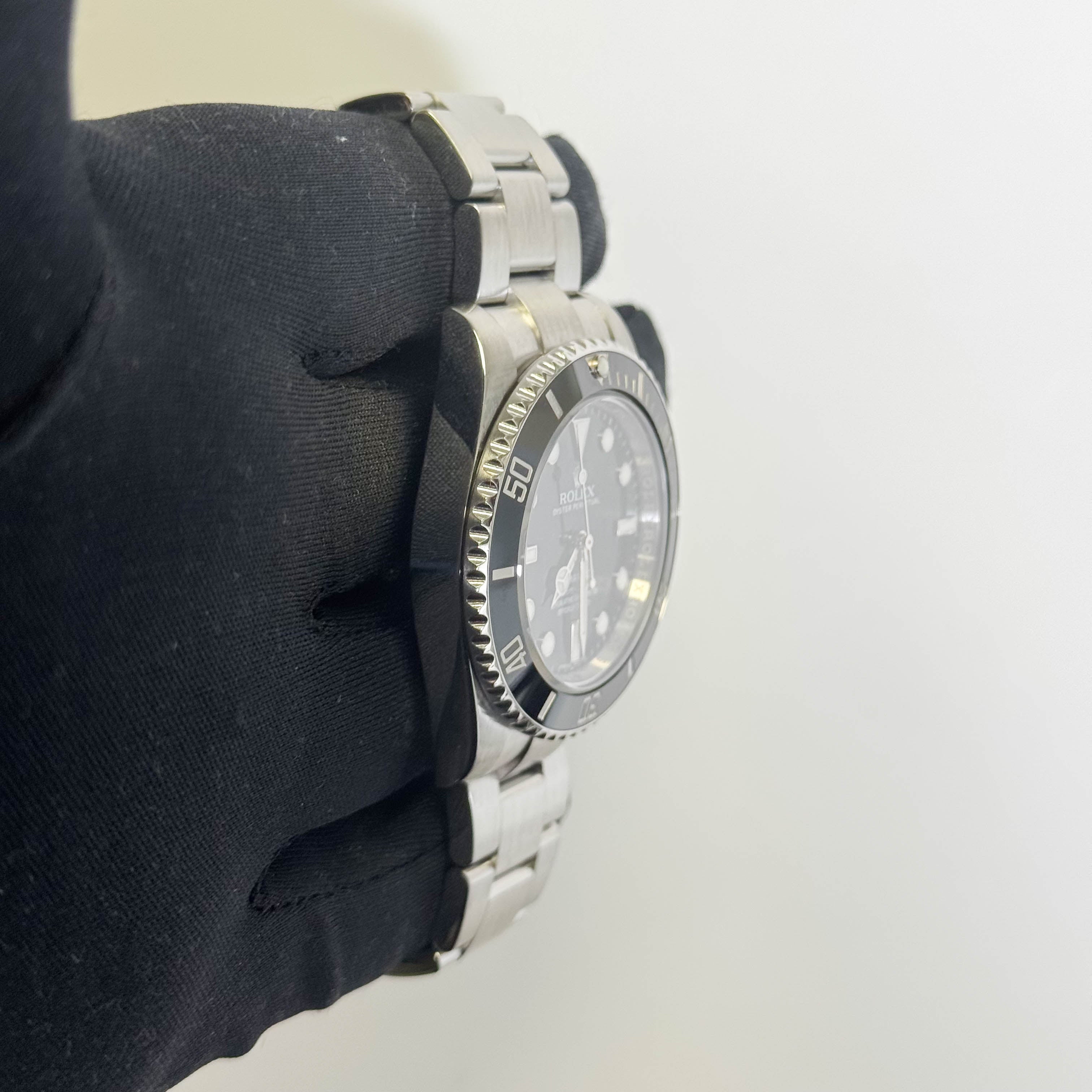 Rolex Submariner 40mm Black Dial Watch Ref# 114060