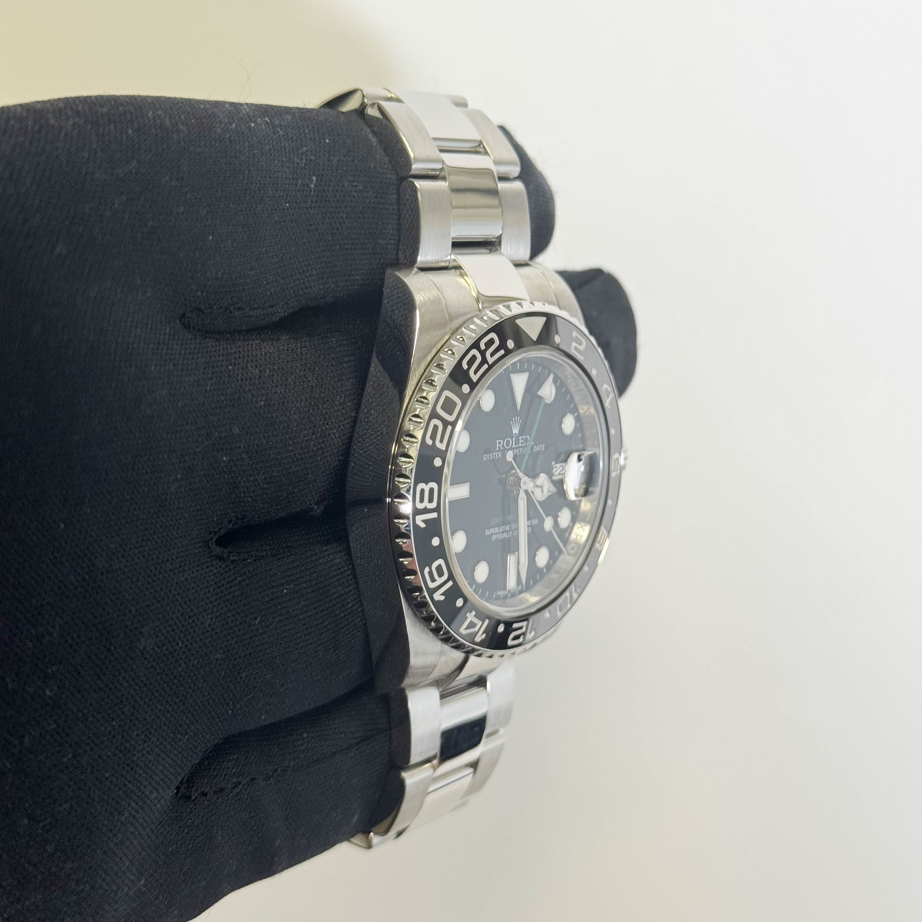 Rolex GMT-Master II 40mm Black Dial Watch Ref# 116710LN