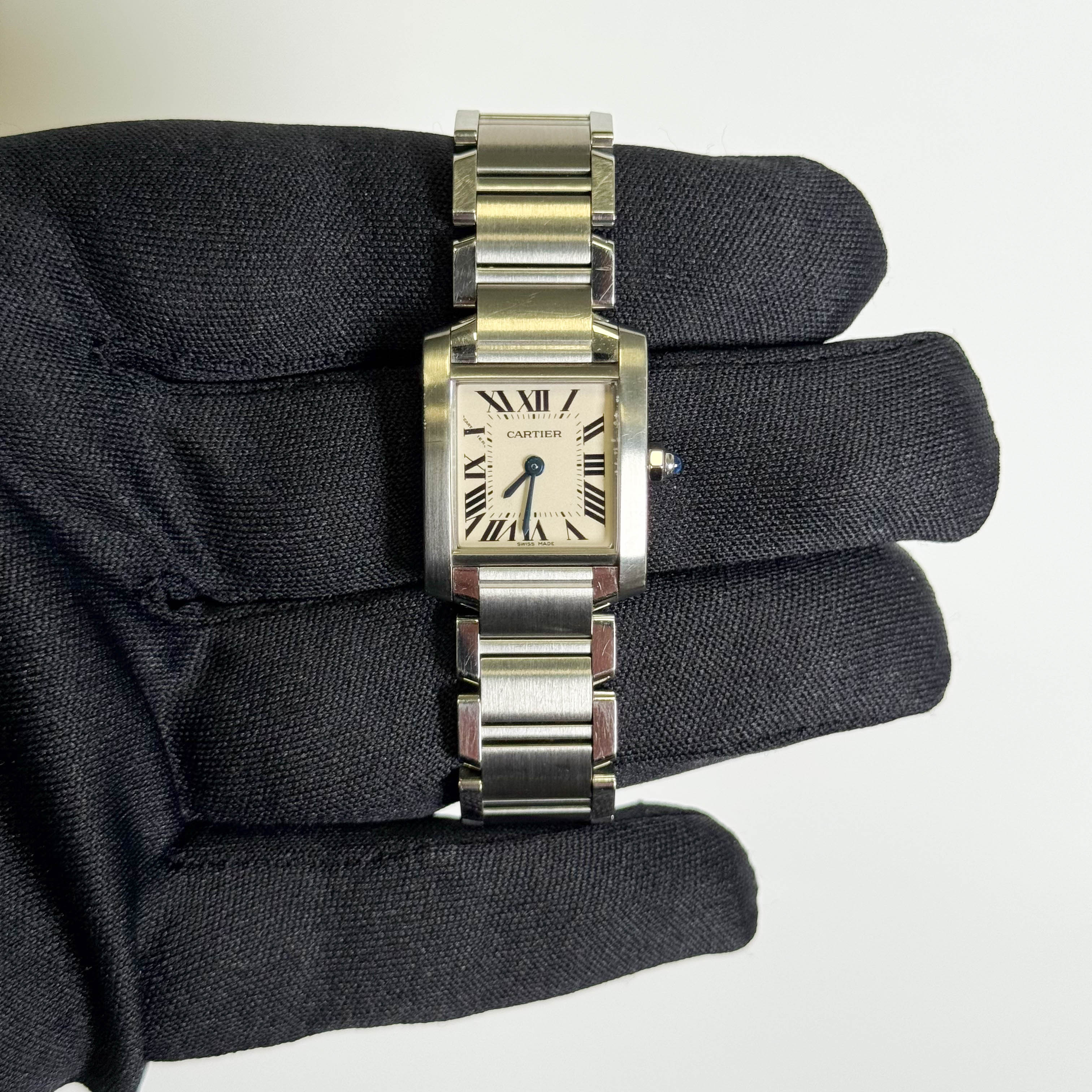 Cartier Tank 20mm White Dial Watch Ref# W51008Q3 - Happy Jewelers Fine Jewelry Lifetime Warranty