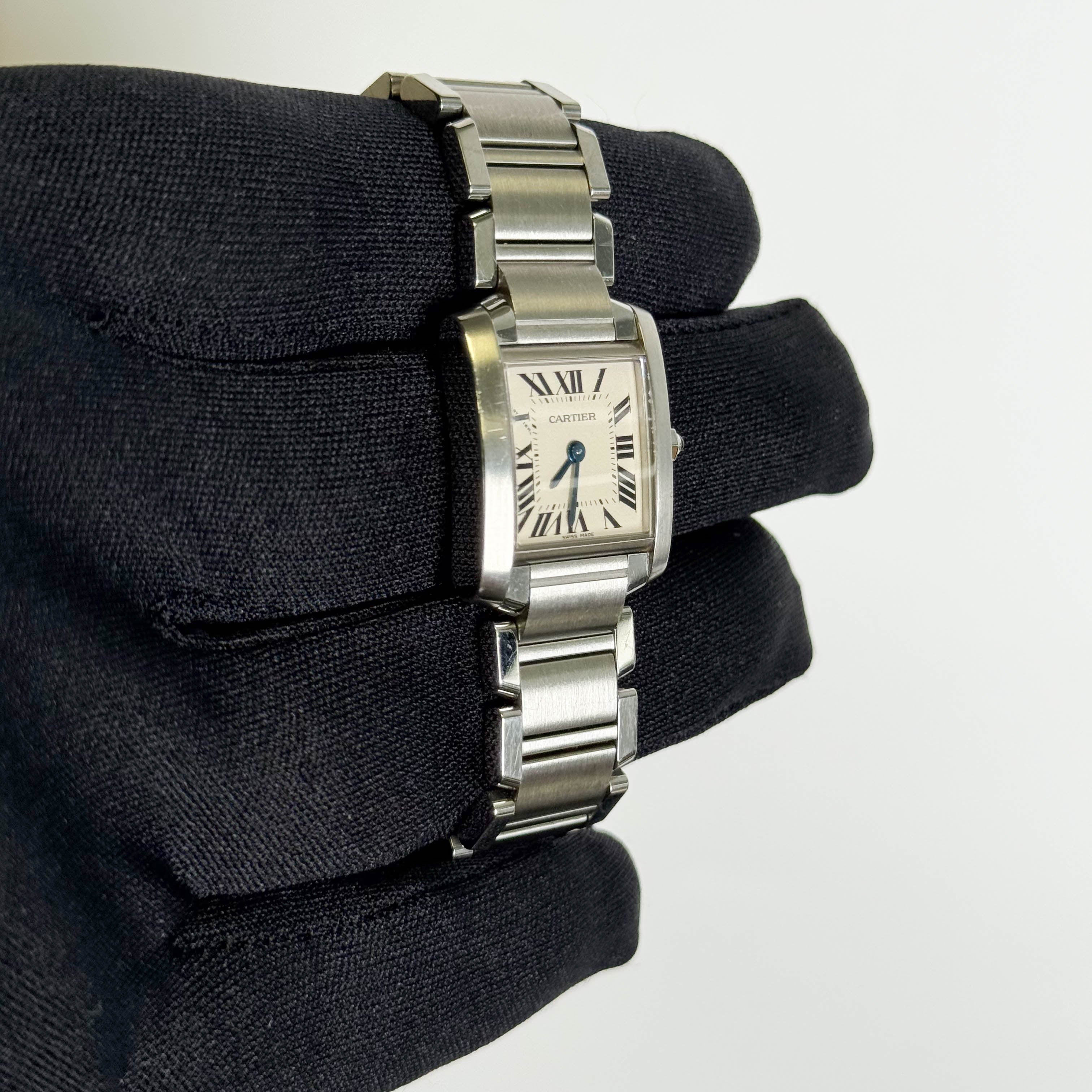 Cartier Tank 20mm White Dial Watch Ref# W51008Q3 - Happy Jewelers Fine Jewelry Lifetime Warranty