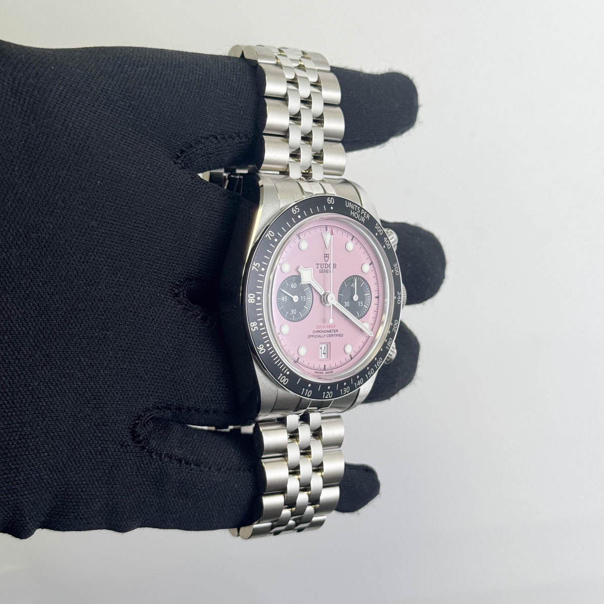 Tudor Black Bay 41mm Pink Dial Watch Ref# 79360N - Happy Jewelers Fine Jewelry Lifetime Warranty