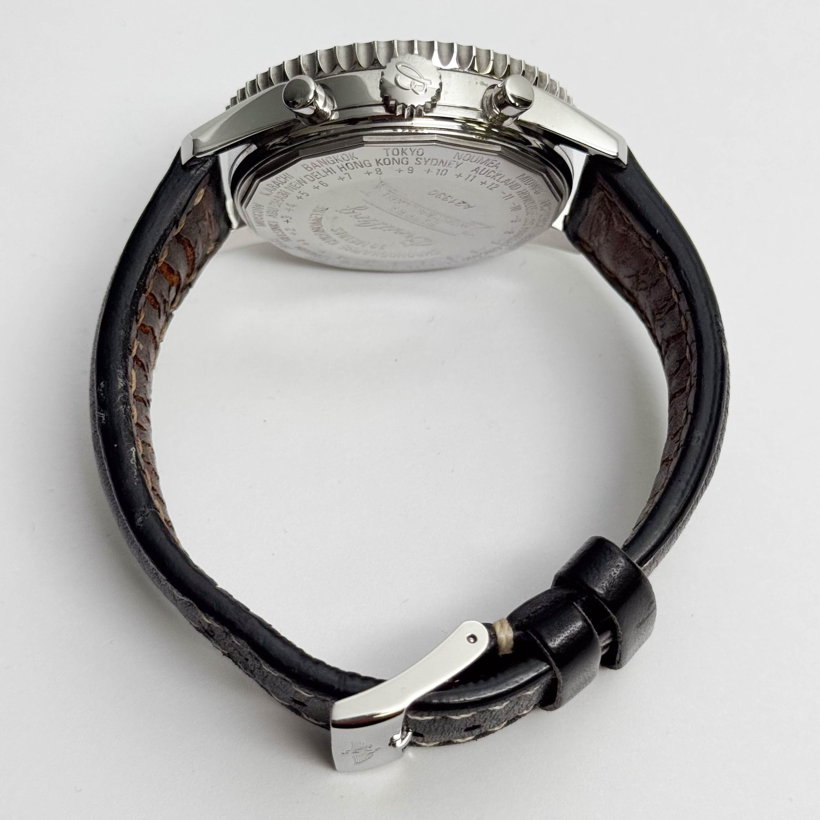 Breitling Montbrilliant 43mm Black Dial Watch Ref# A2133012