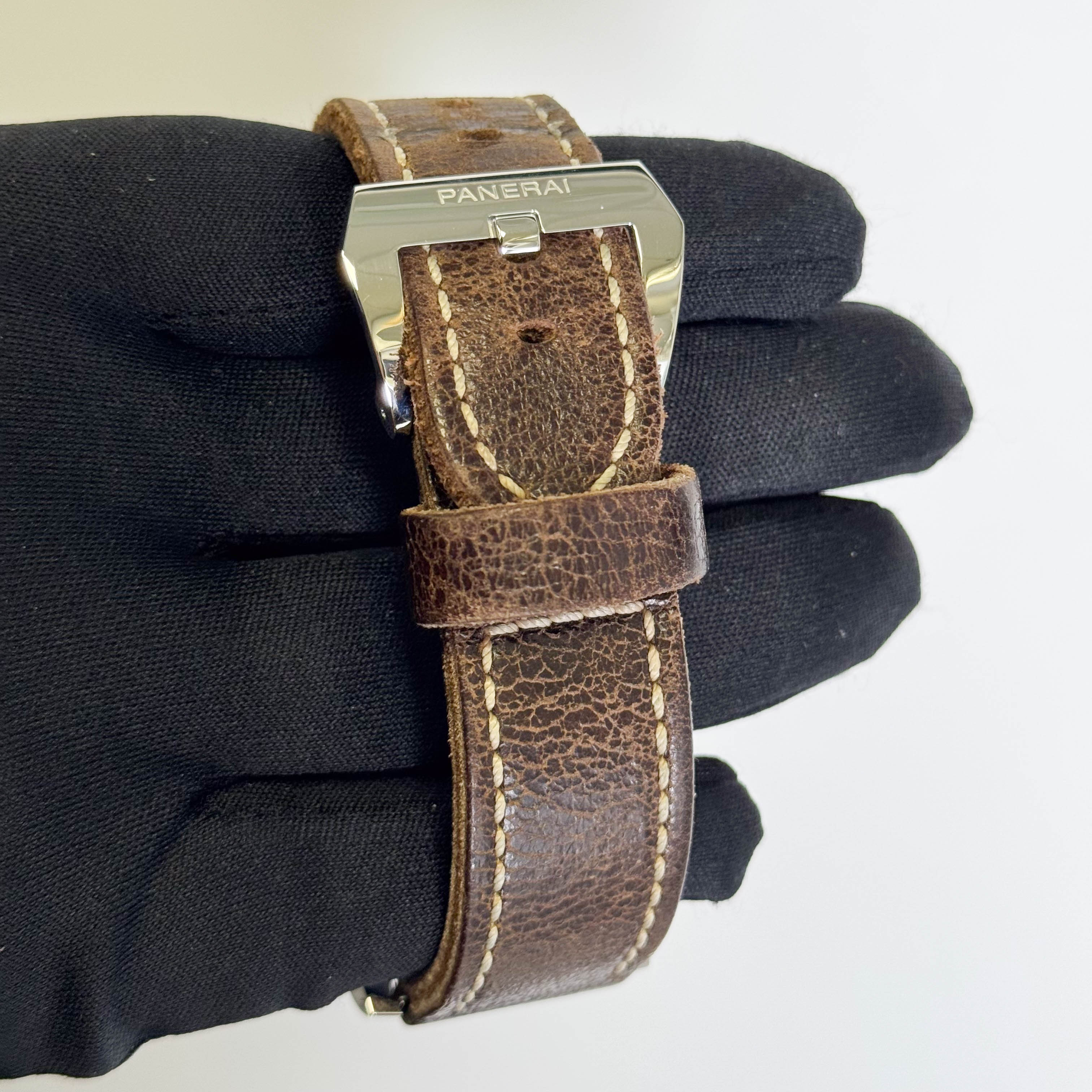 Panerai Luminor Marina 44mm White Dial Watch Ref# PAM00113 - Happy Jewelers Fine Jewelry Lifetime Warranty