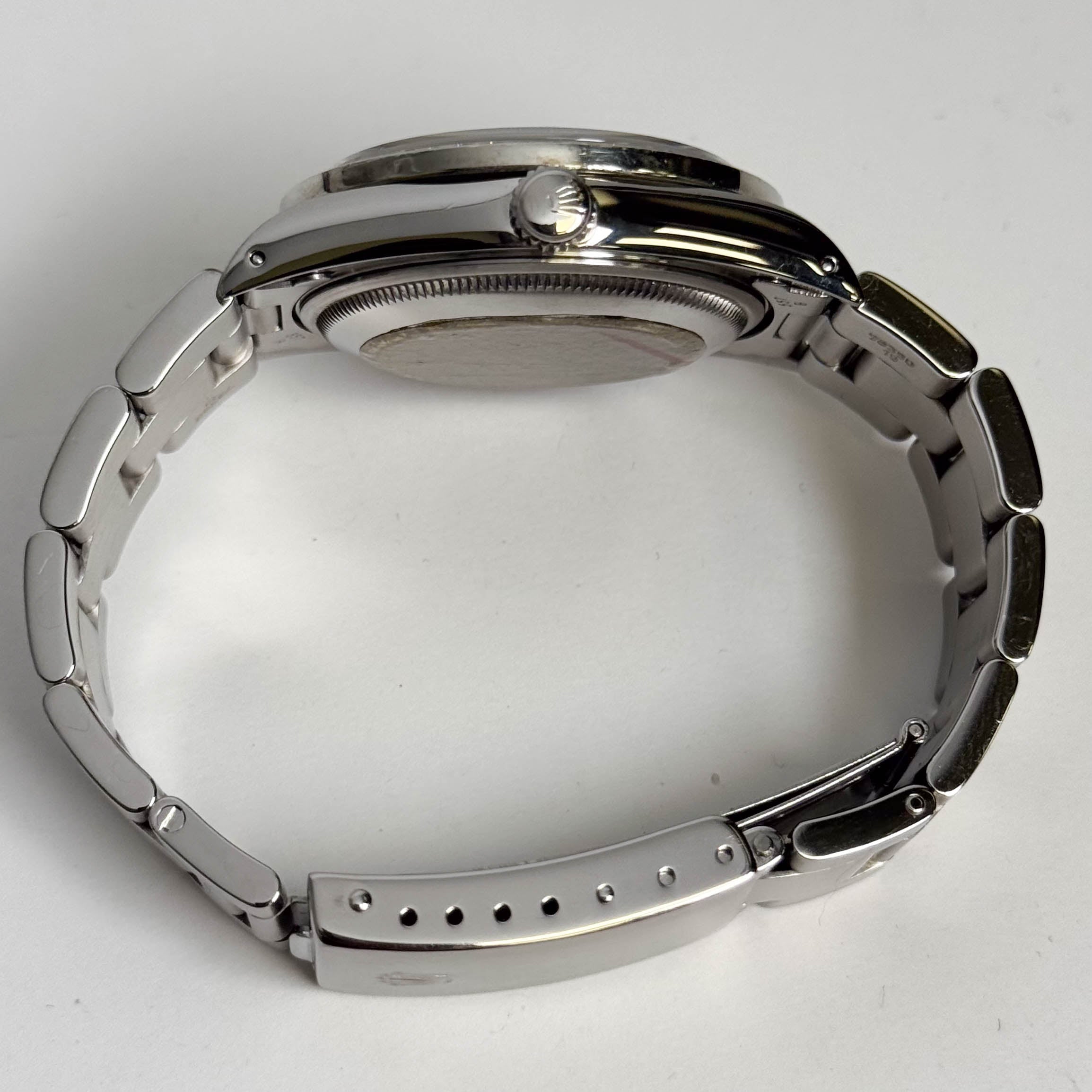 Rolex Perpetual Date 34mm Black Dial Watch Ref# 15210