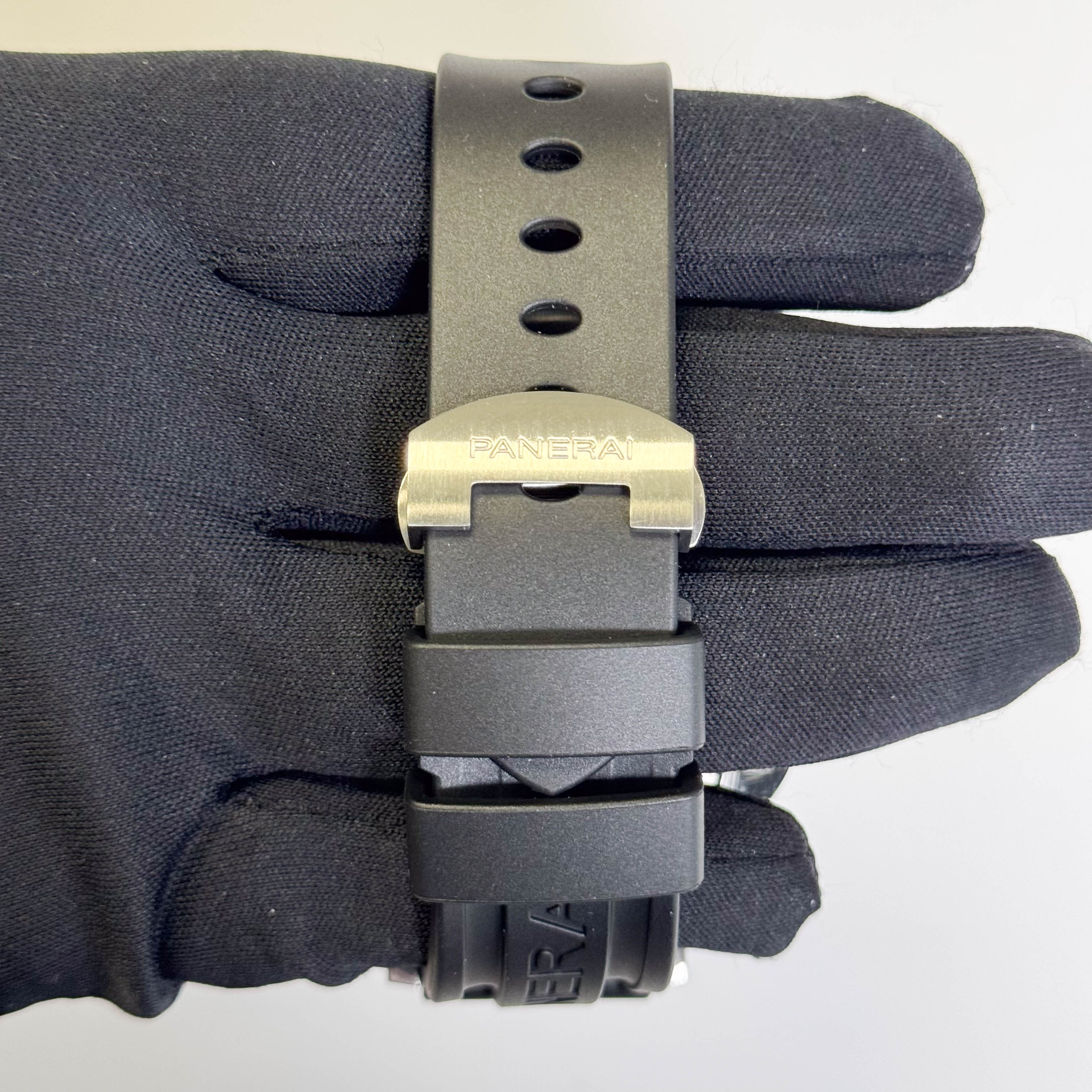 Panerai Luminor Chrono 44mm Black Dial Watch Ref# PAM00196 - Happy Jewelers Fine Jewelry Lifetime Warranty