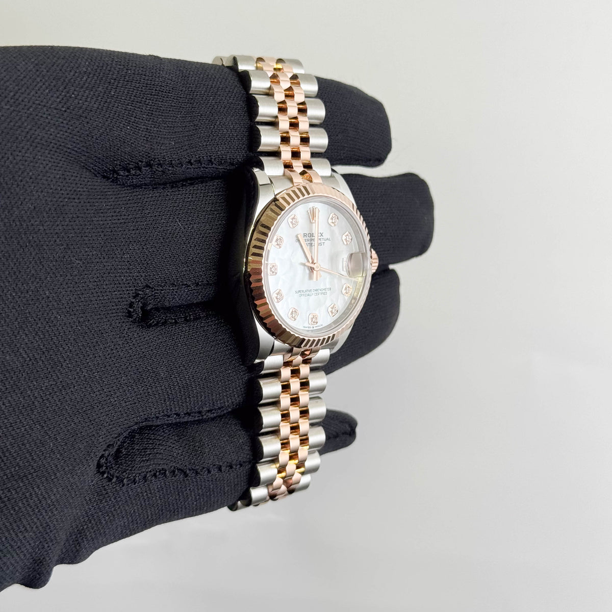 Rolex Datejust 41mm MOP Diamond Dial Watch Ref# 278271