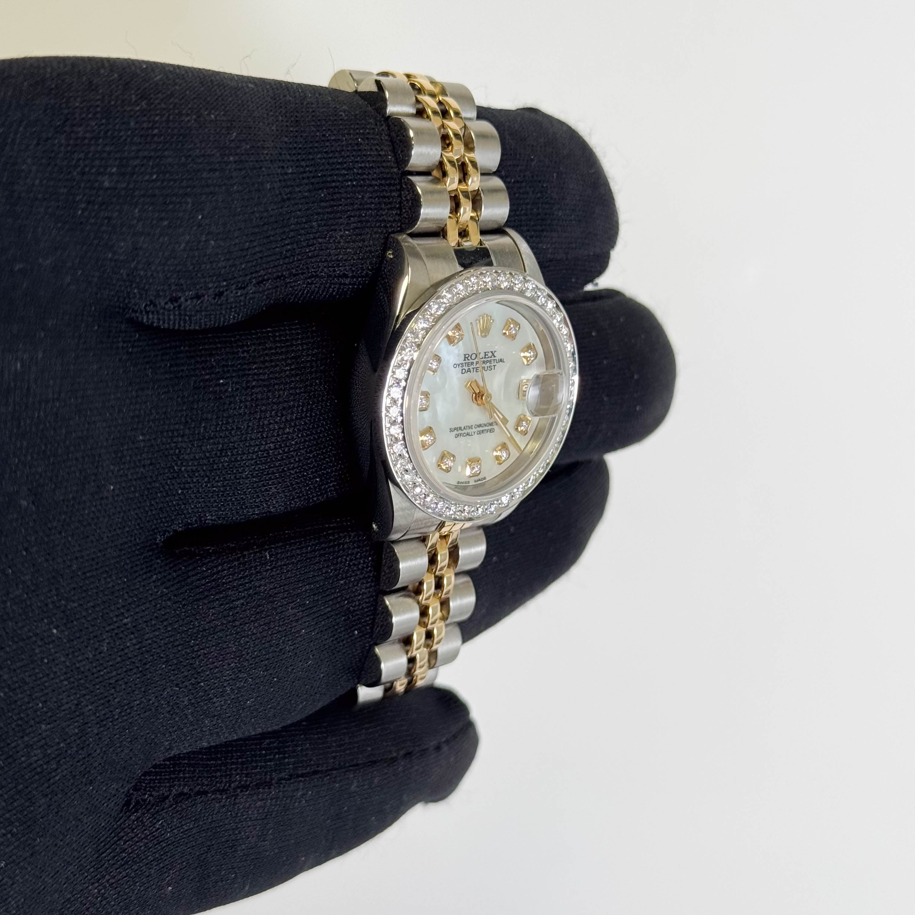 Rolex Datejust 26mm MOP Dial Watch Ref# 69173 - Happy Jewelers Fine Jewelry Lifetime Warranty