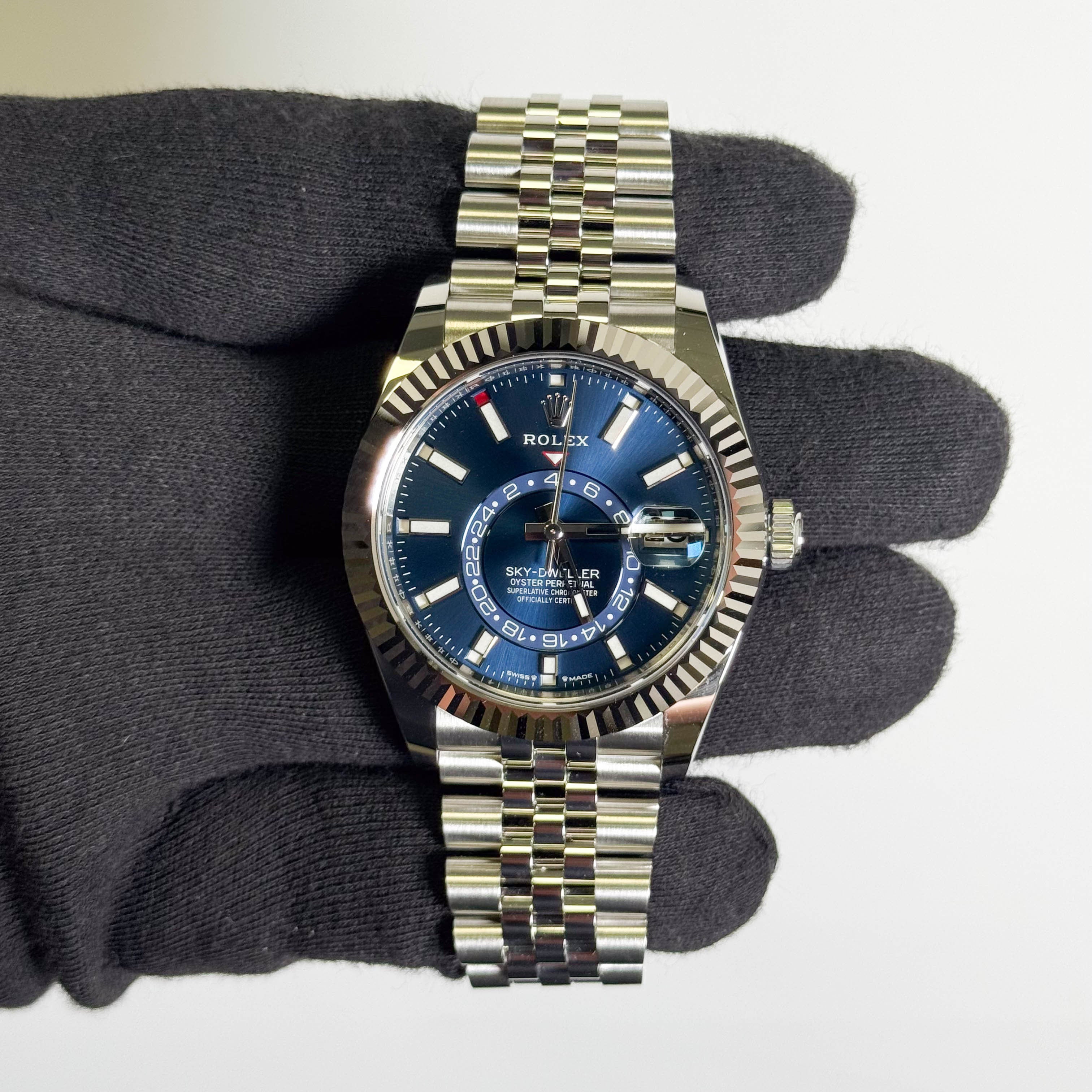 Rolex Sky-Dweller 42mm Blue Dial Watch Ref# 336934