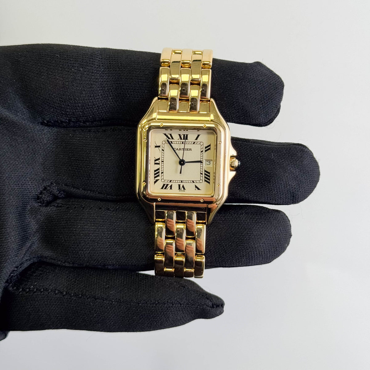 Cartier Panthere 29mm Ivory Dial Watch Ref# W25014B9