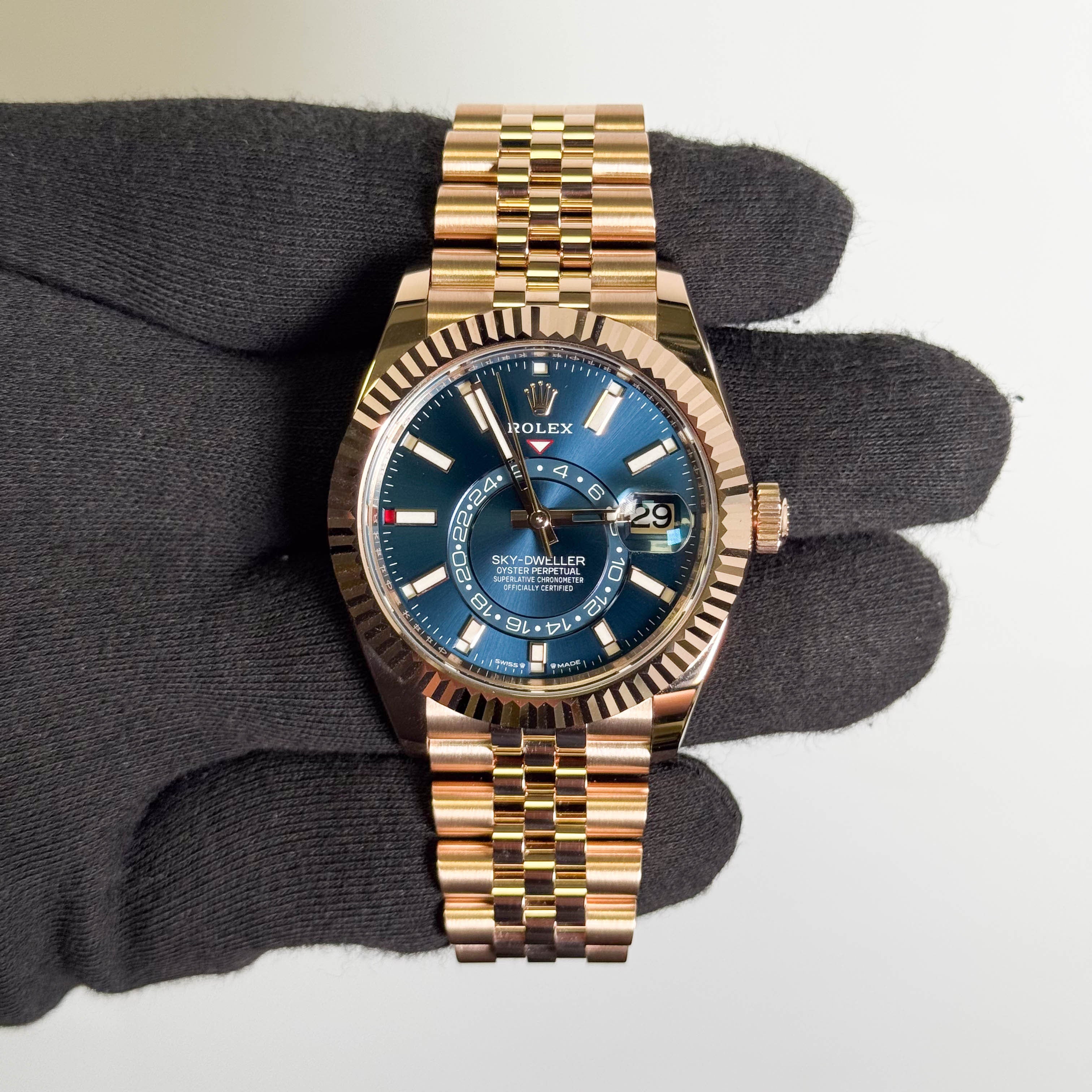 Rolex Sky-Dweller 42mm Blue Dial Watch Ref # 336935