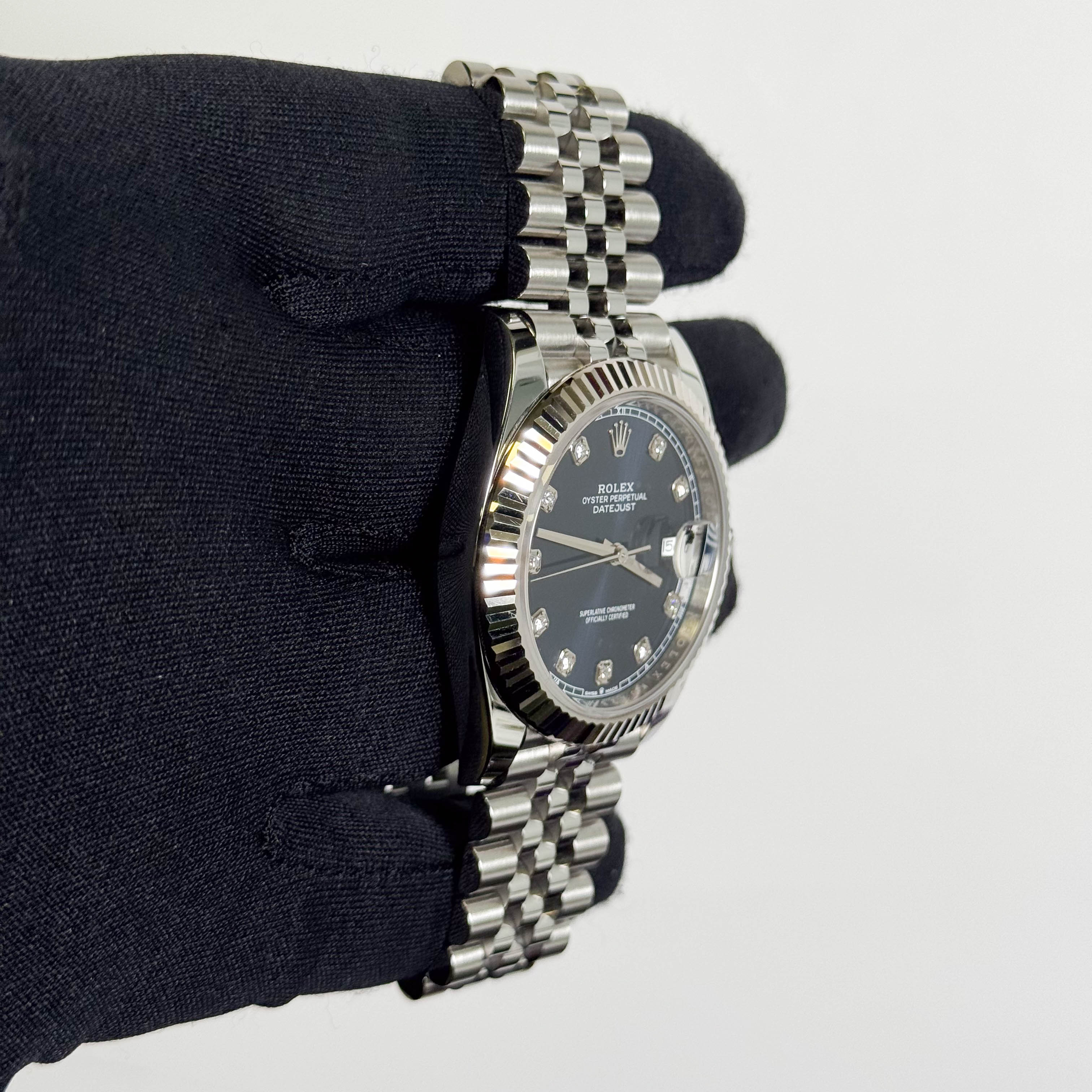 Rolex Datejust 41mm Blue Dial Watch Ref# 126334 - Happy Jewelers Fine Jewelry Lifetime Warranty