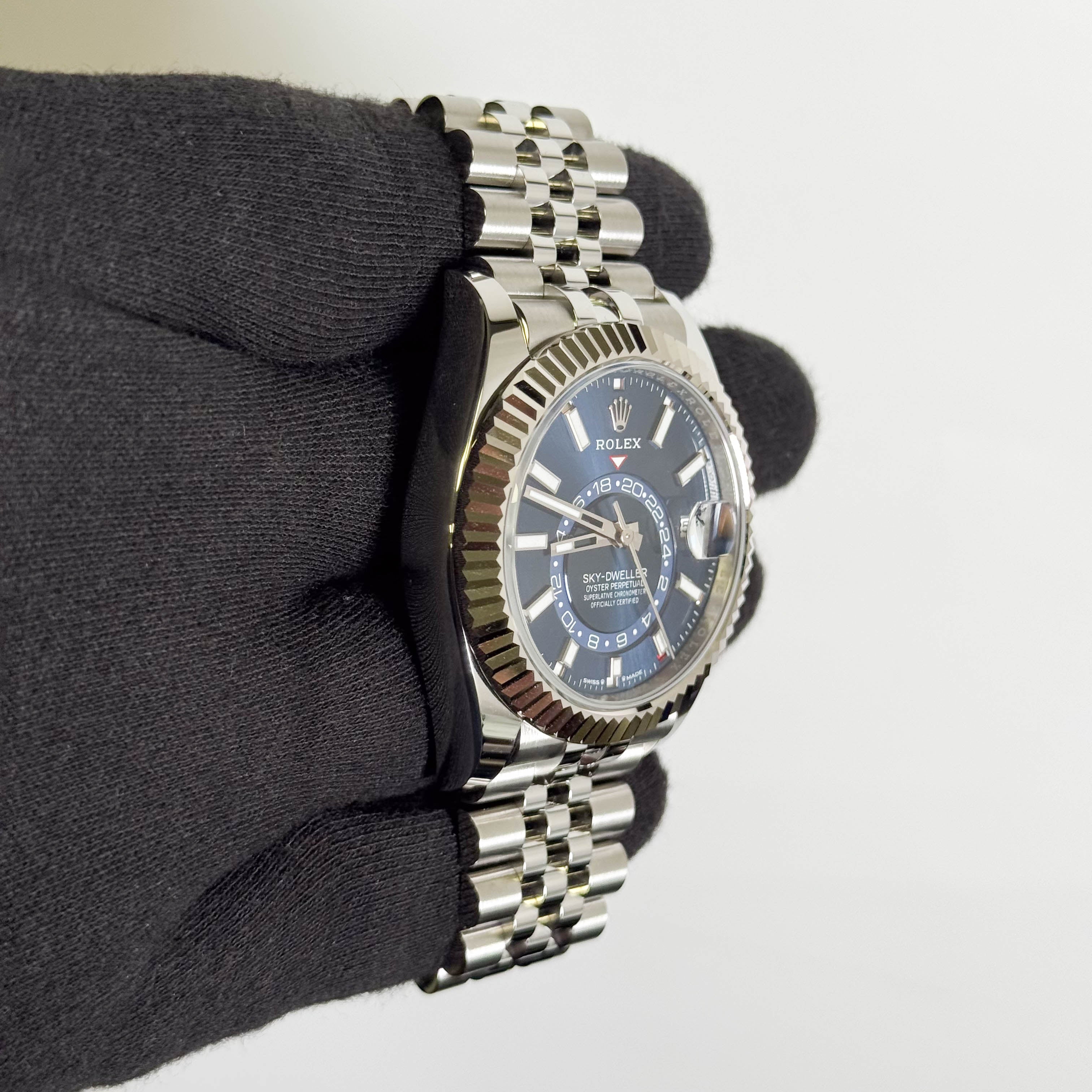 Rolex Sky-Dweller 42mm Blue Dial Watch Ref# 336934