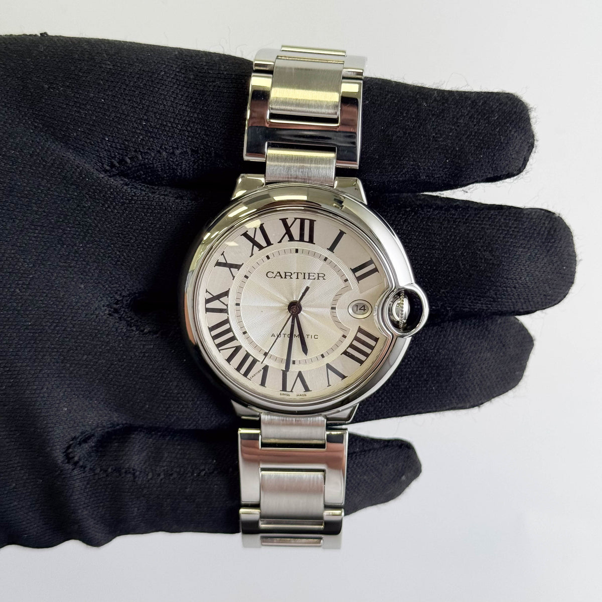 Cartier Ballon Bleu 40mm White Dial Watch Ref# WSBB0040 - Happy Jewelers Fine Jewelry Lifetime Warranty