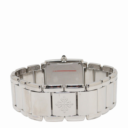 Patek Philippe Ladies Twenty~4 Stainless Steel Eternal Gray Diamond Dial Watch Reference# 4910/10A-010 - Happy Jewelers Fine Jewelry Lifetime Warranty