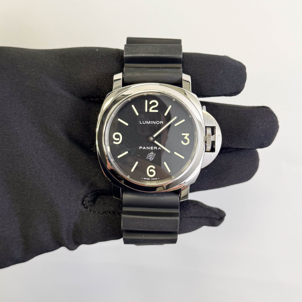 Panerai Luminor 44mm Black Dial Watch Ref# PAM01000