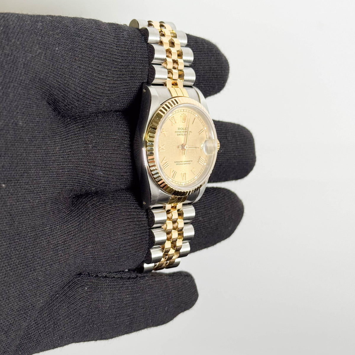 Rolex Datejust 31mm Champagne Dial Watch Ref# 68273