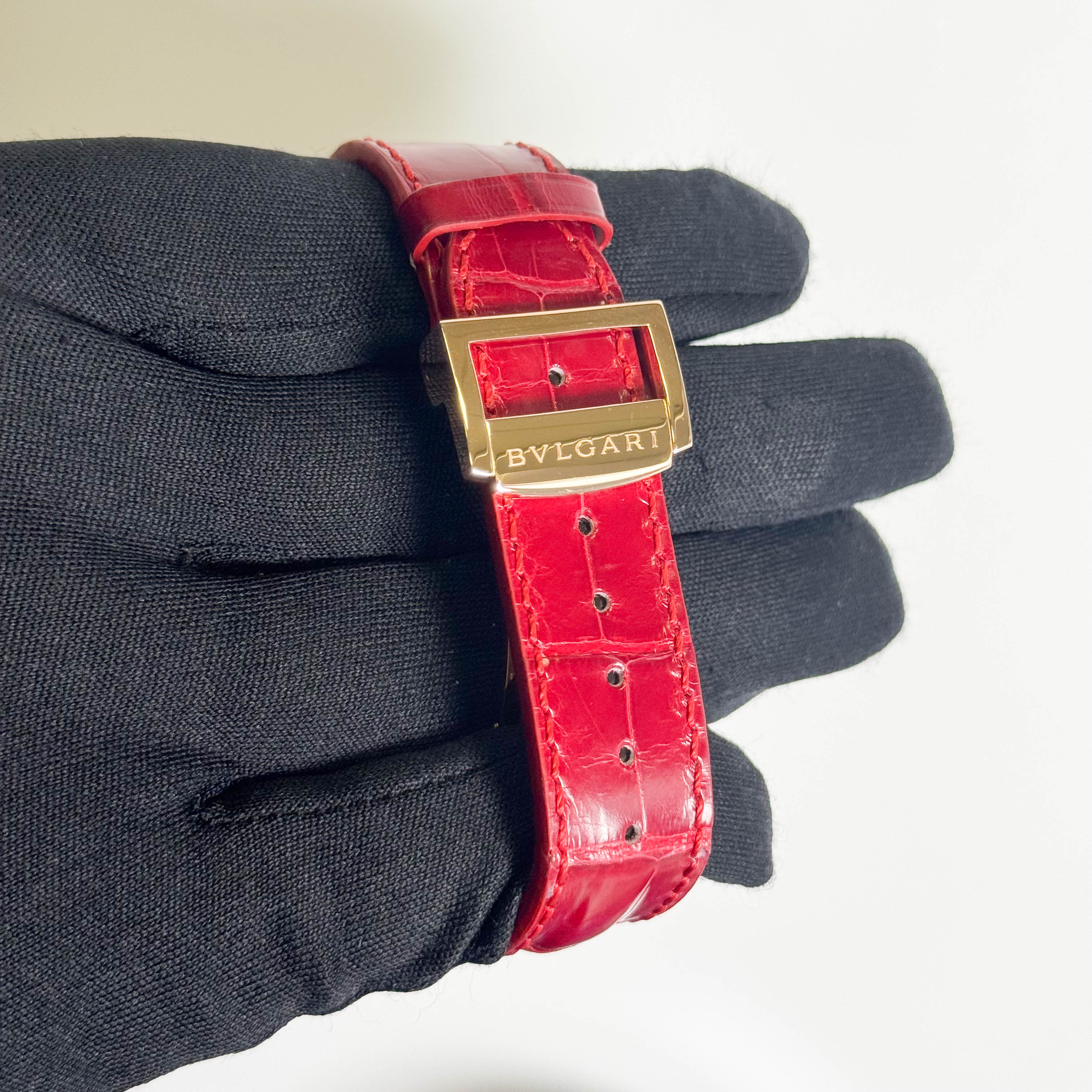 Bvlgari Diagono 42mm Black Dial Watch Ref# 102026 - Happy Jewelers Fine Jewelry Lifetime Warranty