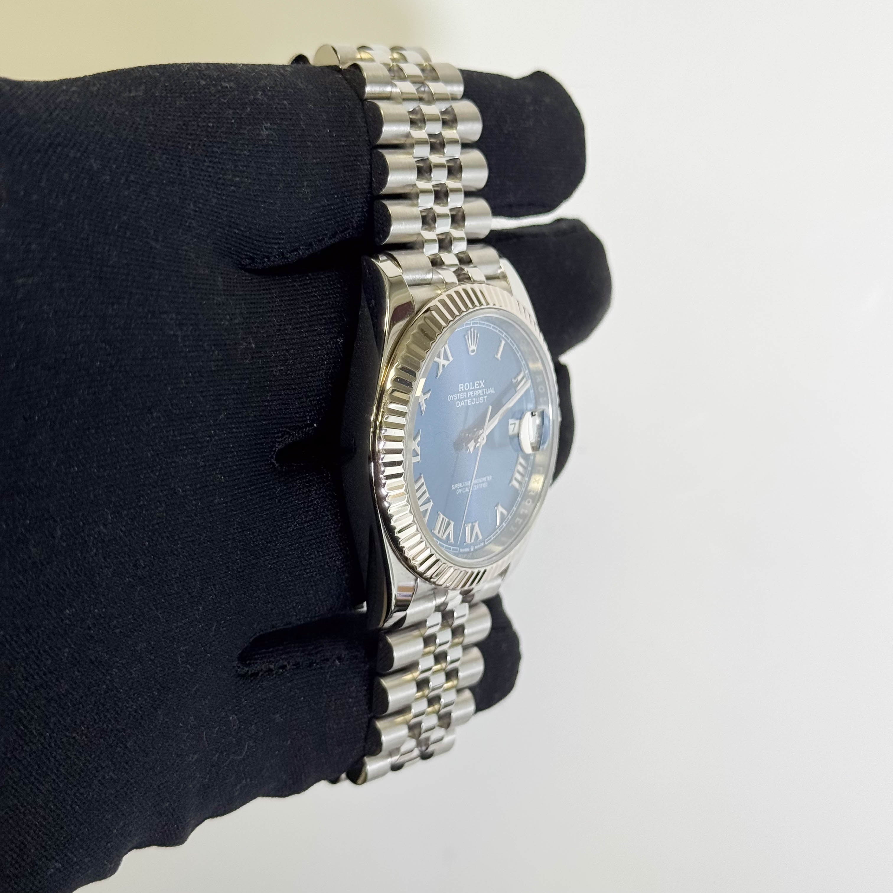 Rolex Datejust 41mm Blue Dial Watch Ref# 126334 - Happy Jewelers Fine Jewelry Lifetime Warranty