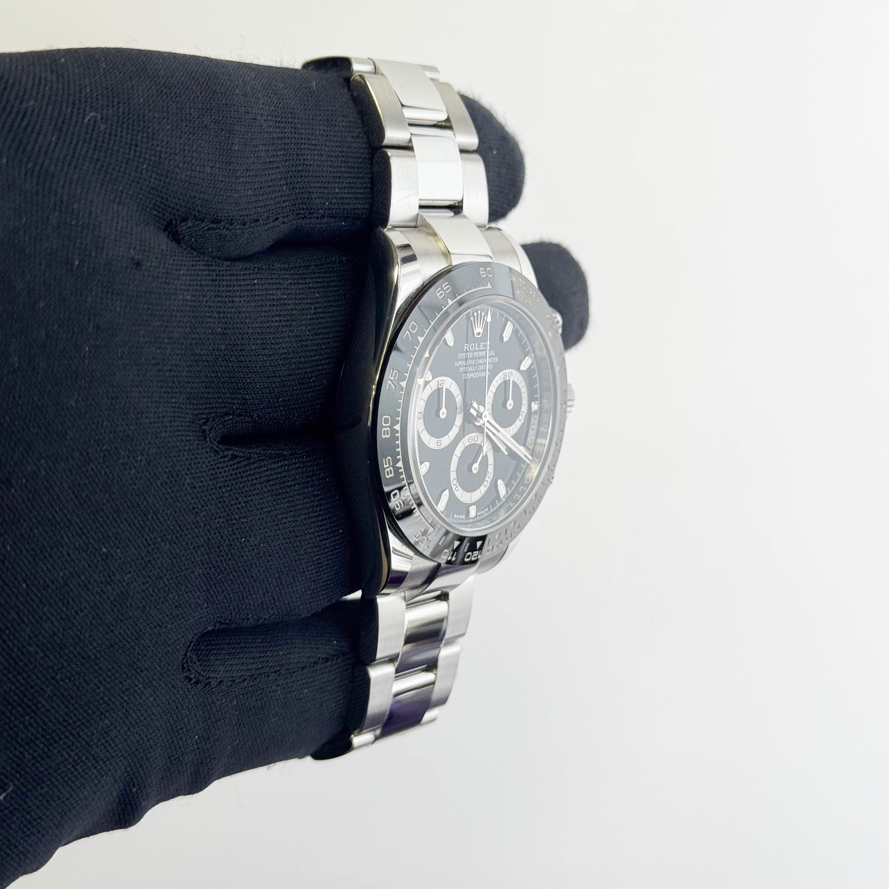 Rolex Daytona 40mm Black Dial Watch Ref# 116500LN - Happy Jewelers Fine Jewelry Lifetime Warranty