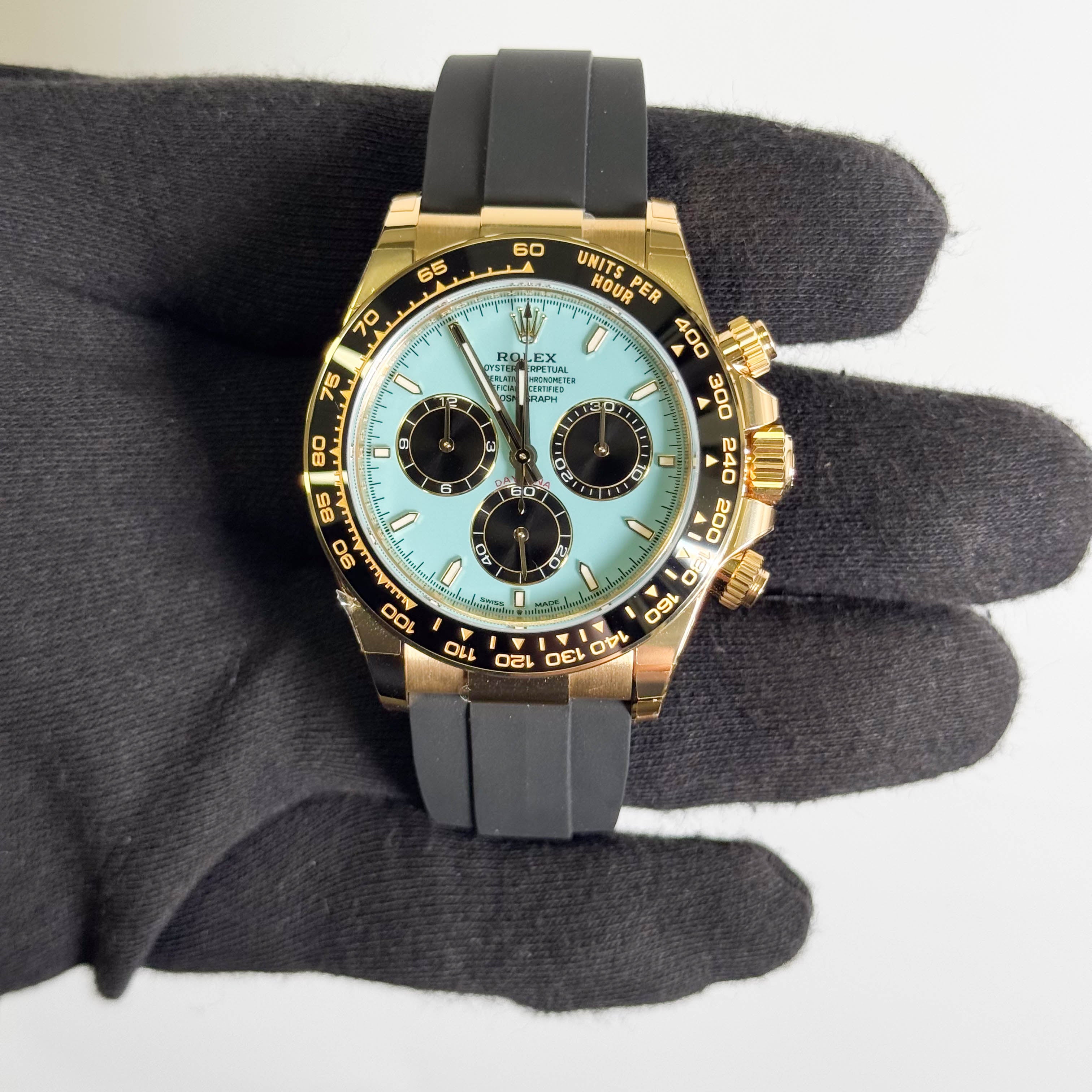 Rolex Daytona 40mm Turquoise Dial Watch Ref# 126518LN